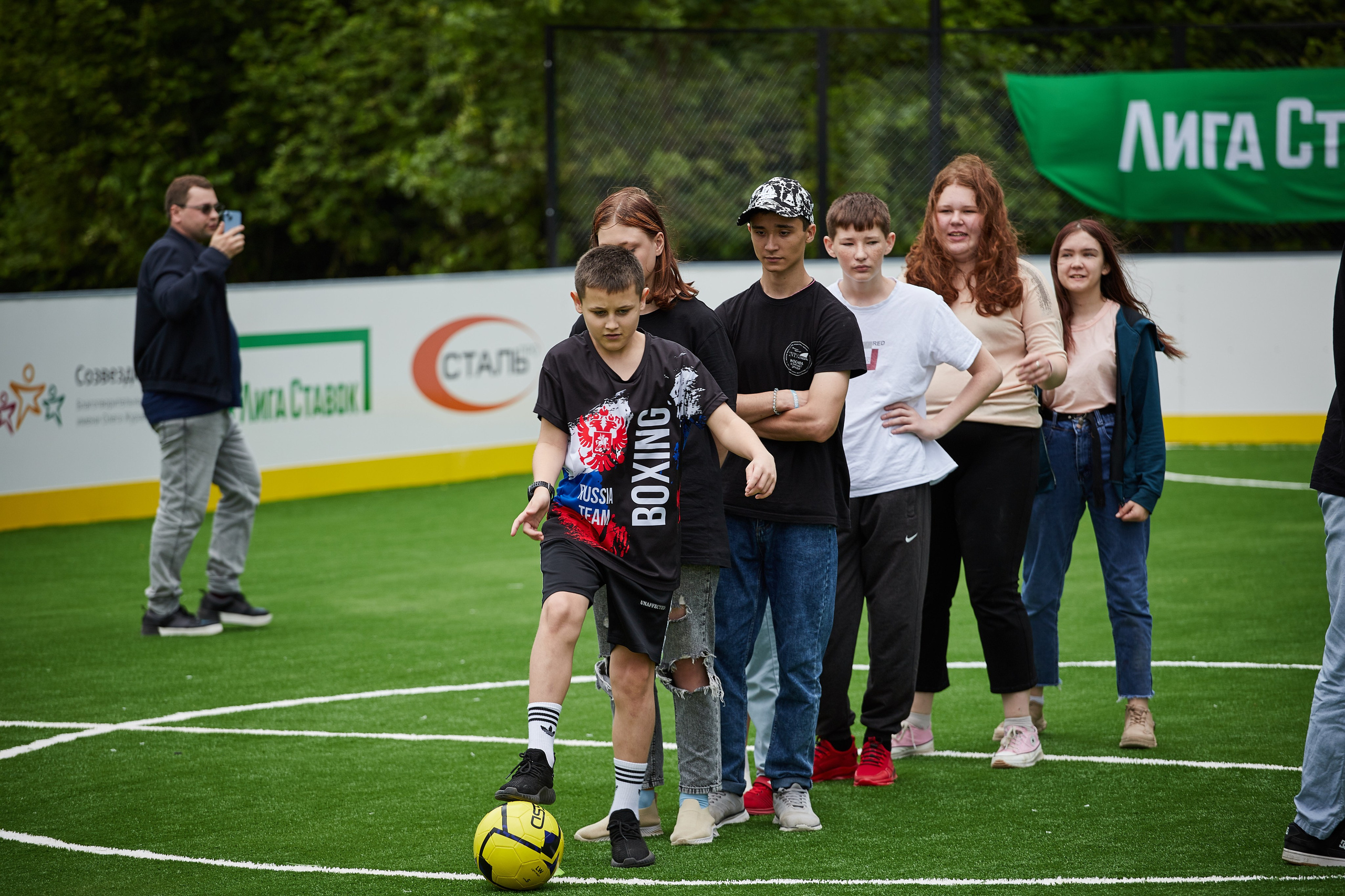Открытие хоккейной площадки с Федором Конюховым. Репортажный Фотограф