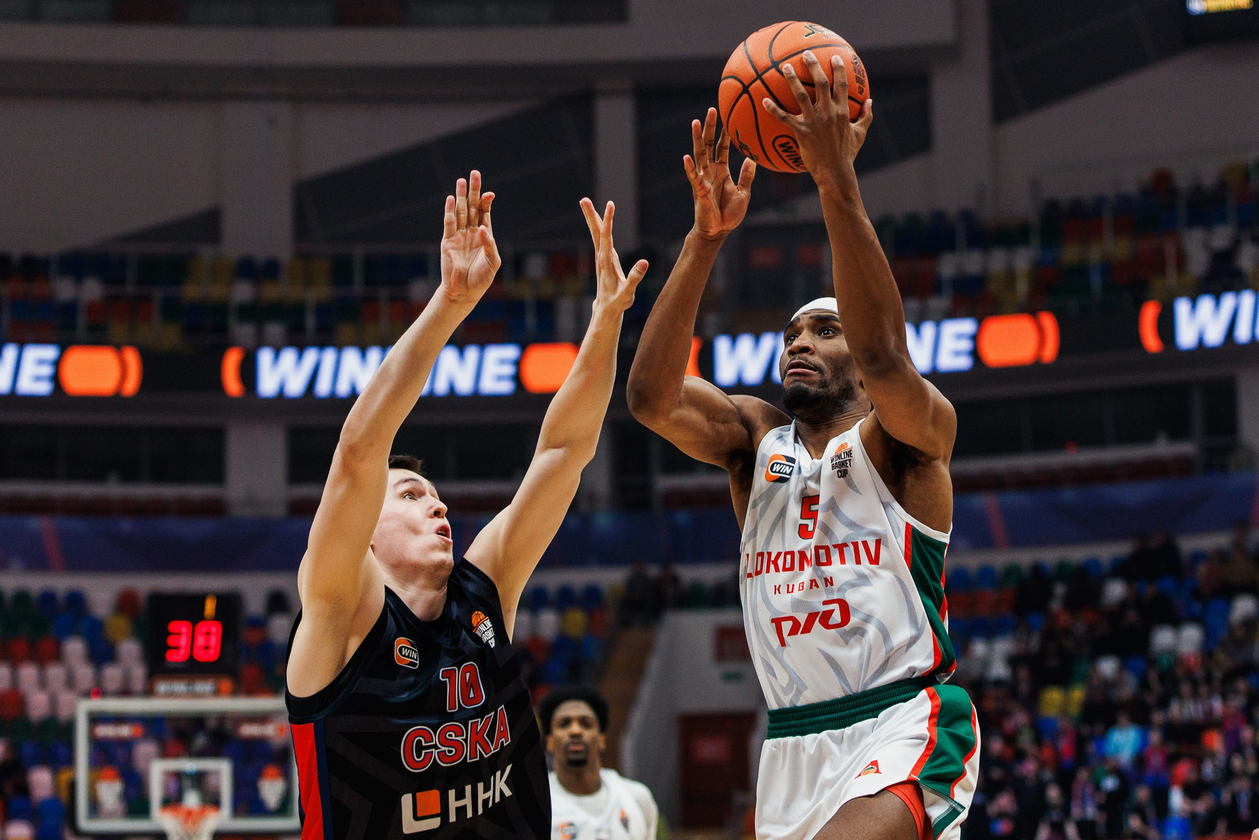 Winline Basket Cup CSKA — Lokomotiv-Luban. Photographer Danil Aykin