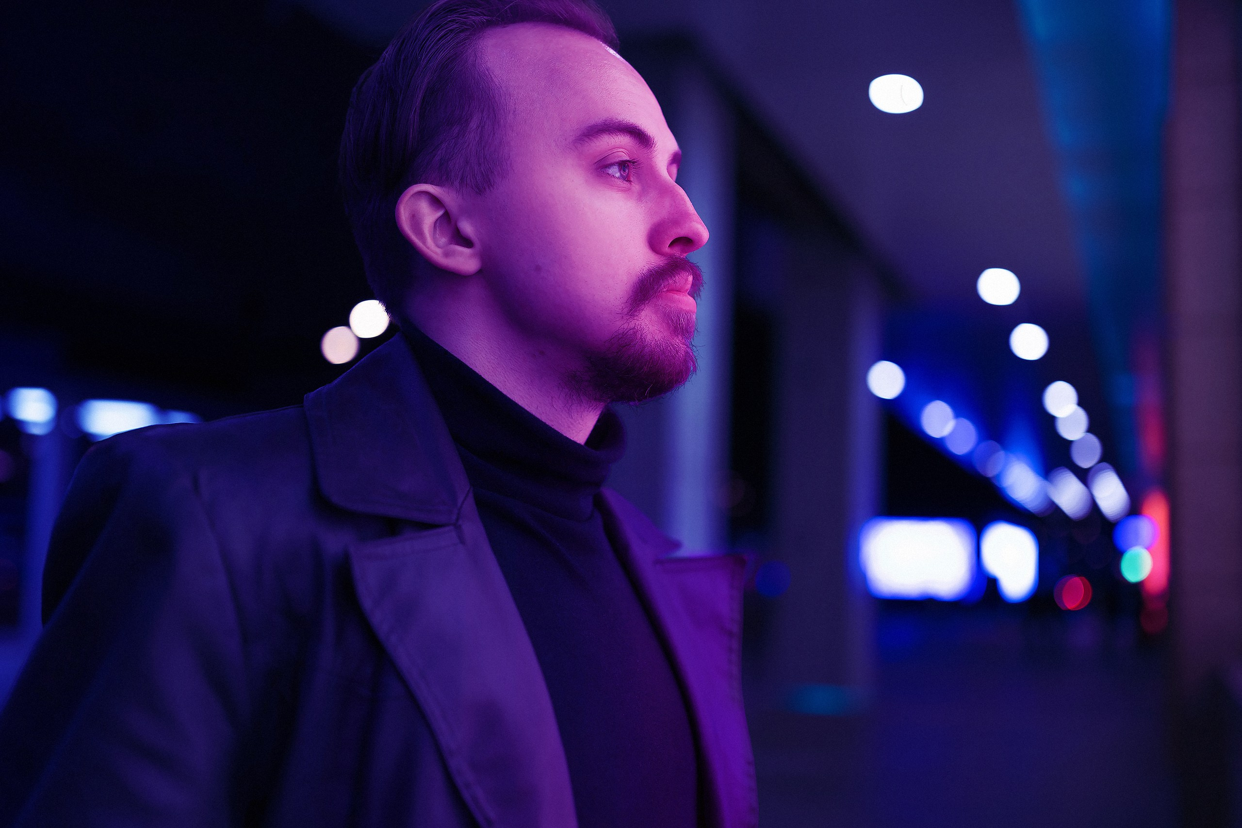 Илья, киберпанк. Фотограф Никита Локтионов Москва