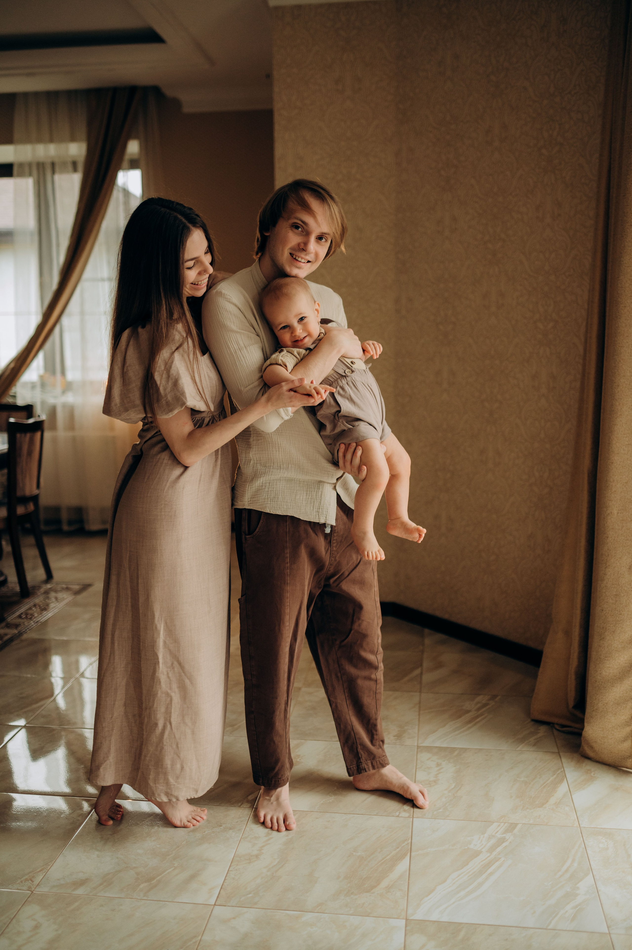 Домашняя фотосессия на годик. Семейный фотограф в Домодедово и Москве Елена Пичугина