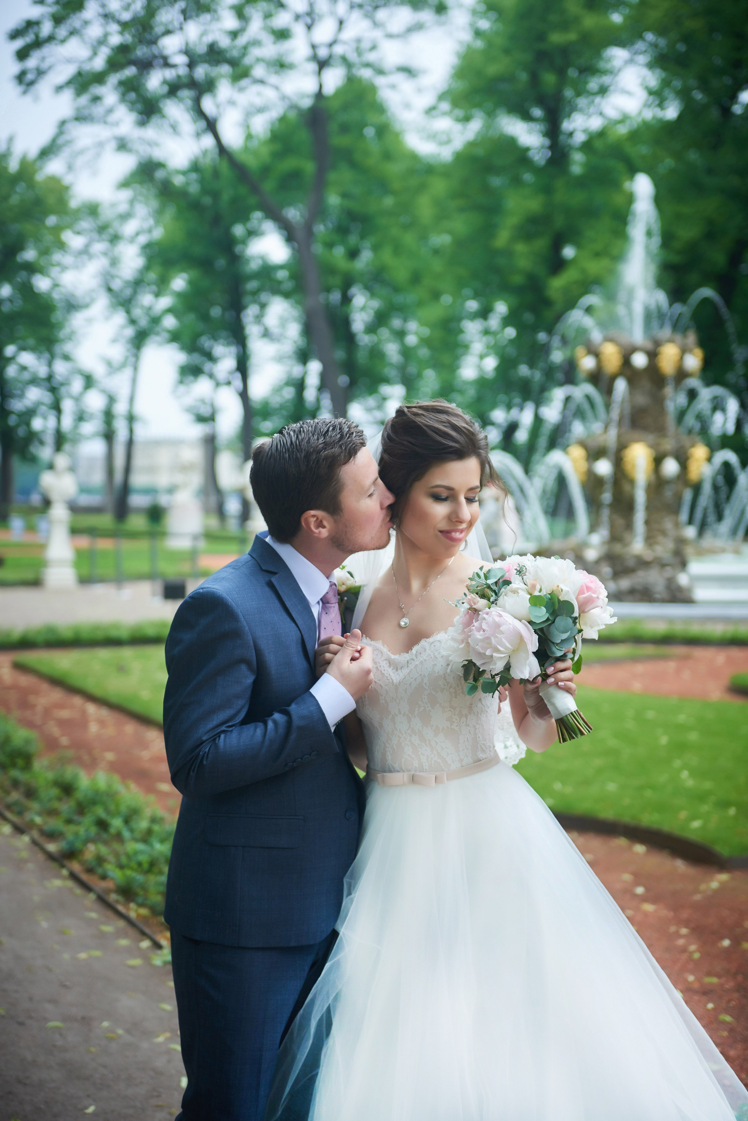 Валерия и Андрей (свадебная фотосессия в Летнем саду). Портретный, семейный и свадебный фотограф в Санкт-Петербурге и в Пушкине Ширяев Денис