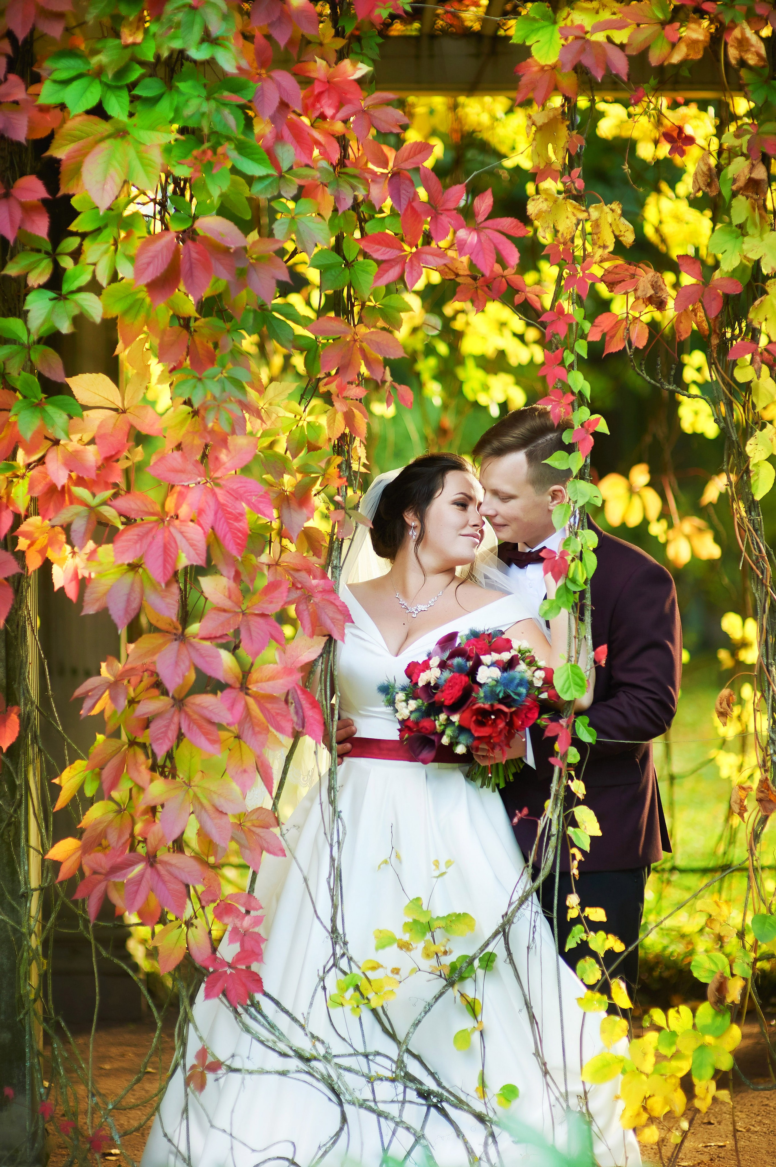 Ангелина и Сергей (фотосессия в осеннем Пушкине). Портретный, семейный и свадебный фотограф в Санкт-Петербурге и в Пушкине Ширяев Денис