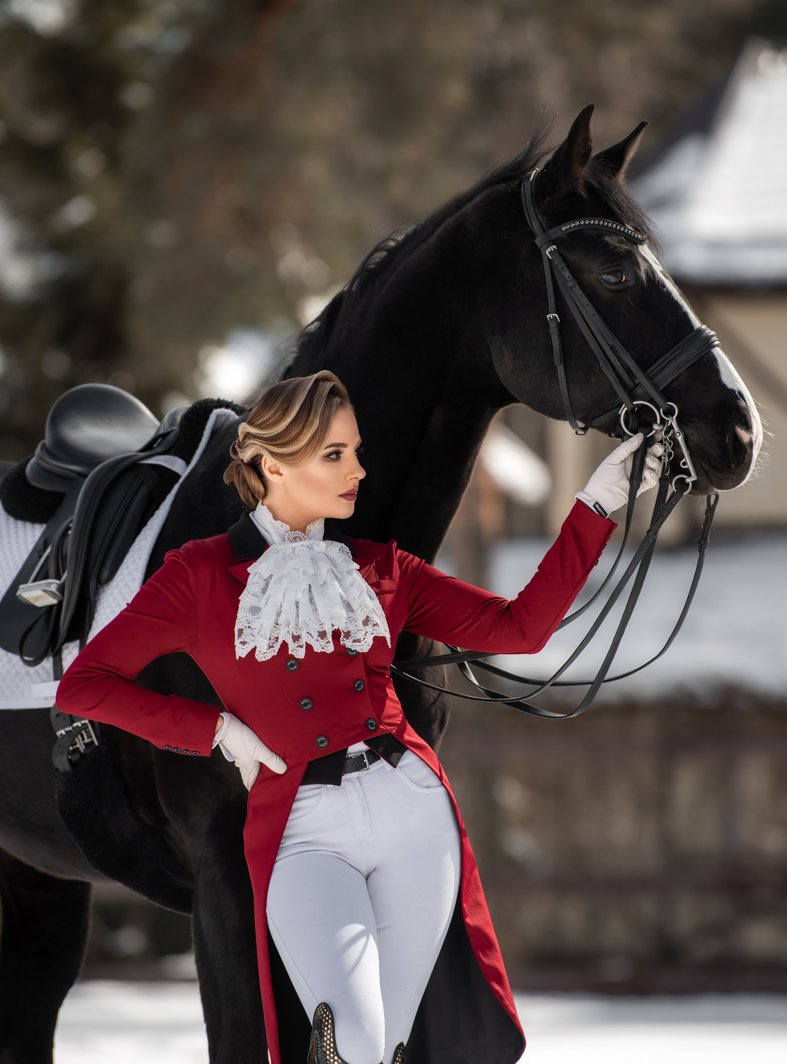 Элитная фотосессия с лошадьми в Москве