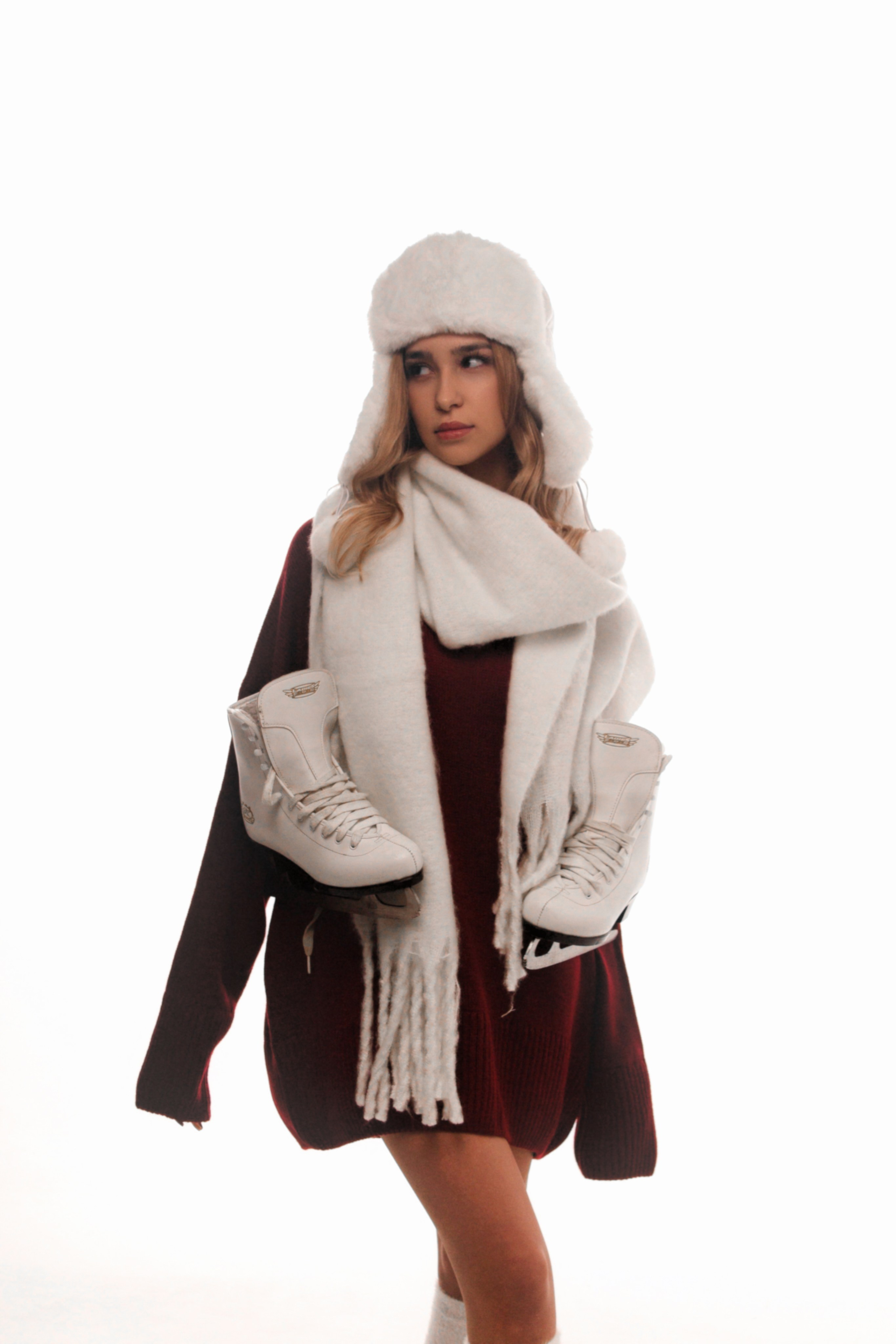 Творческая фотосессия в студии: зимний контент с уникальным стилем. Фотограф в городе Самара. Алёна Пинчук