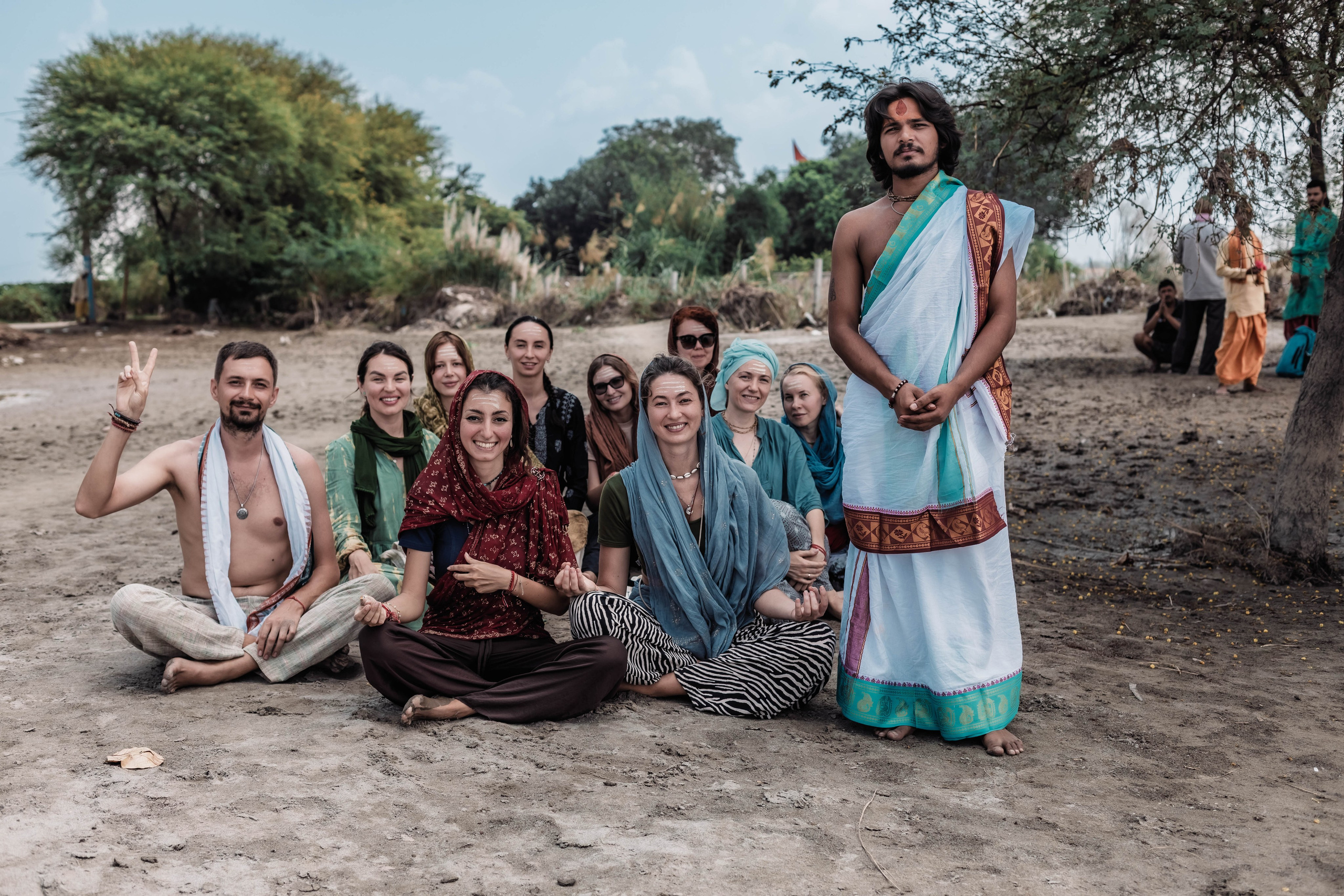 Pitri Paksha yagyas & poojas Devraha Baba ji ashram. Mariam Bagdasaryan
