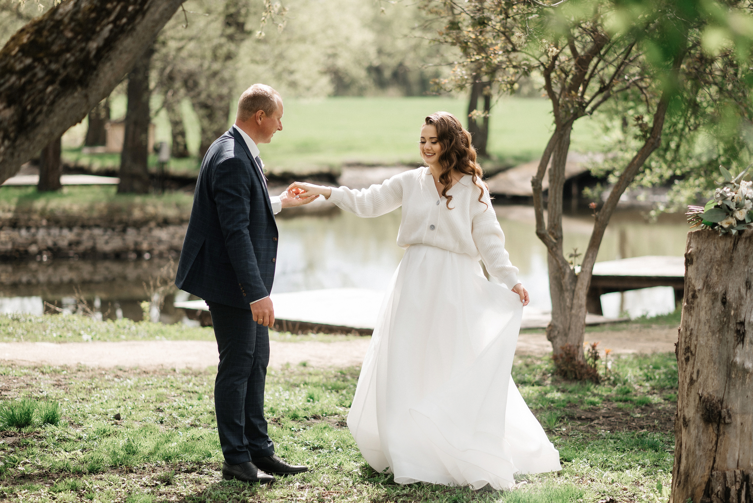 Лена и Серёжа (утро и прогулка в Скорняково). Свадебный и портретный фотограф в Липецке Юлия Свит