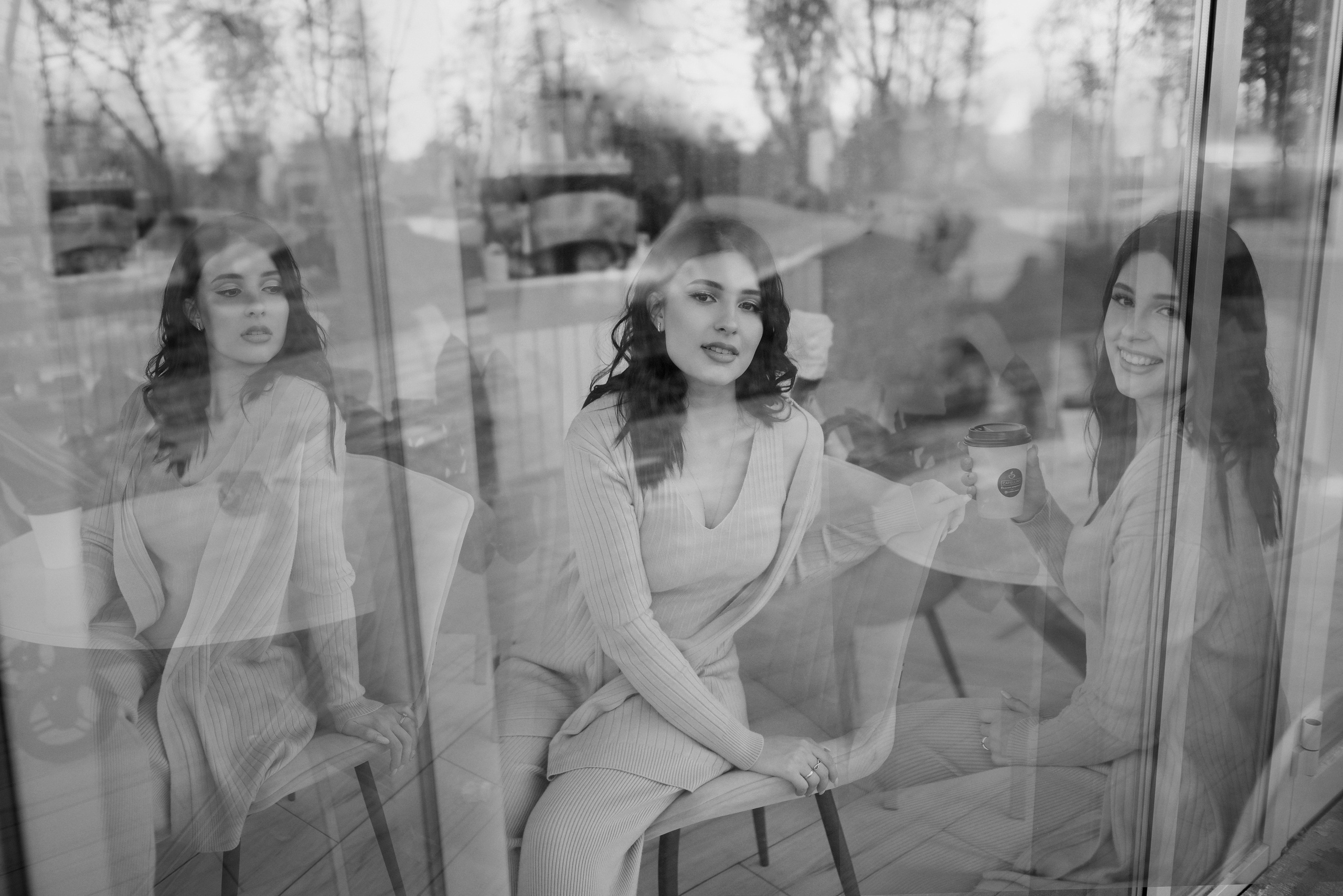 Яркая Ксюша в парке осенью. Свадебный и портретный фотограф в Липецке Юлия Свит