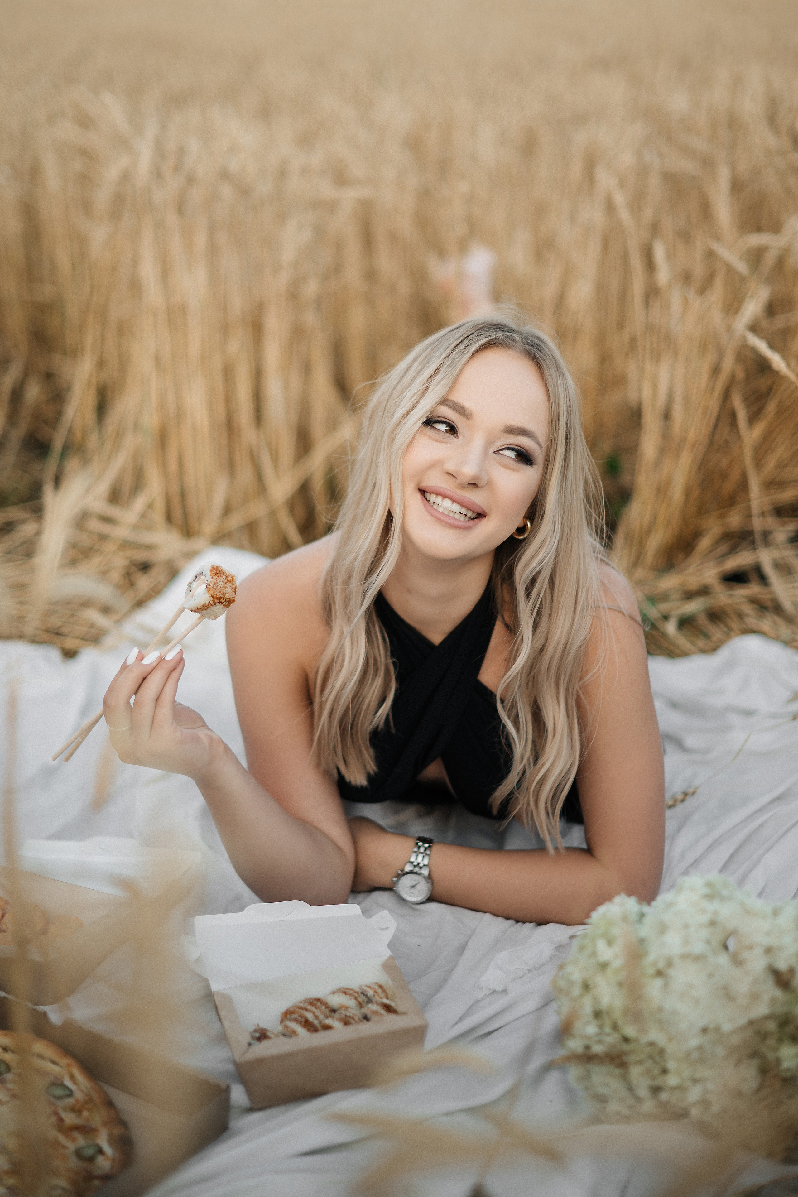 Поля в пшеничном поле. Свадебный и портретный фотограф в Липецке Юлия Свит