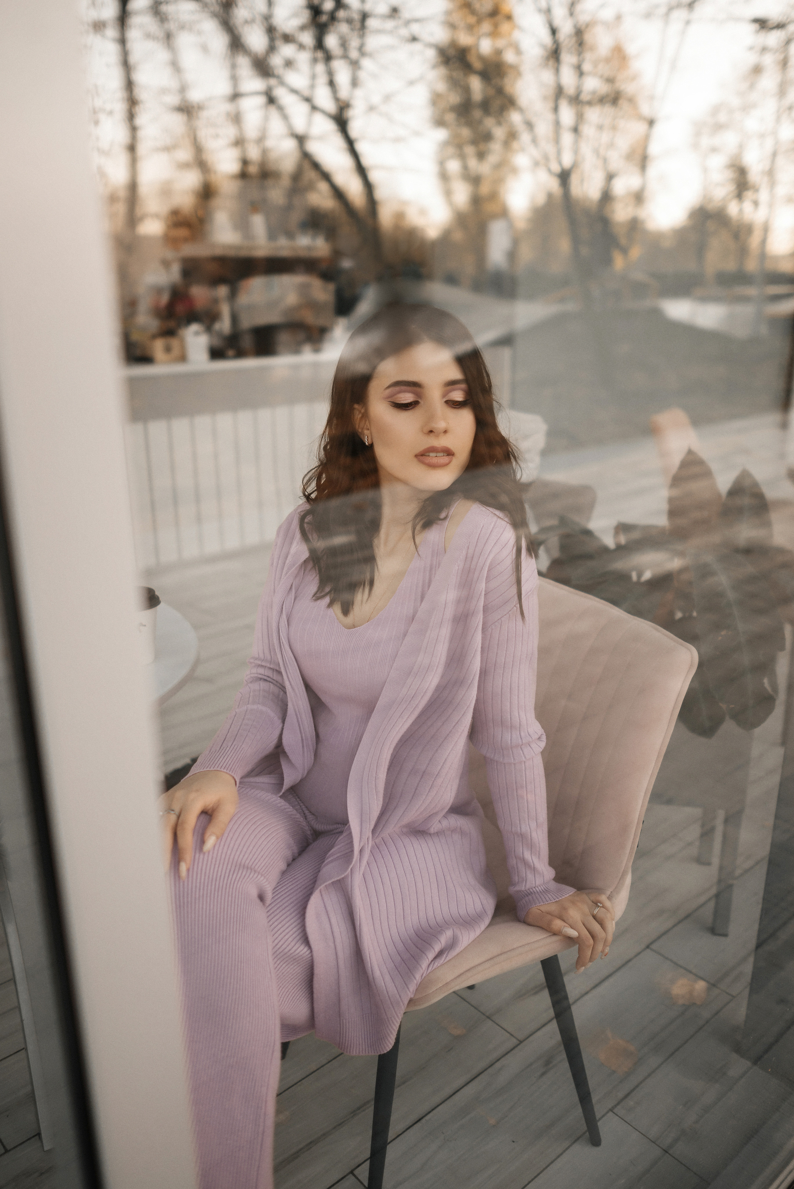 Яркая Ксюша в парке осенью. Свадебный и портретный фотограф в Липецке Юлия Свит