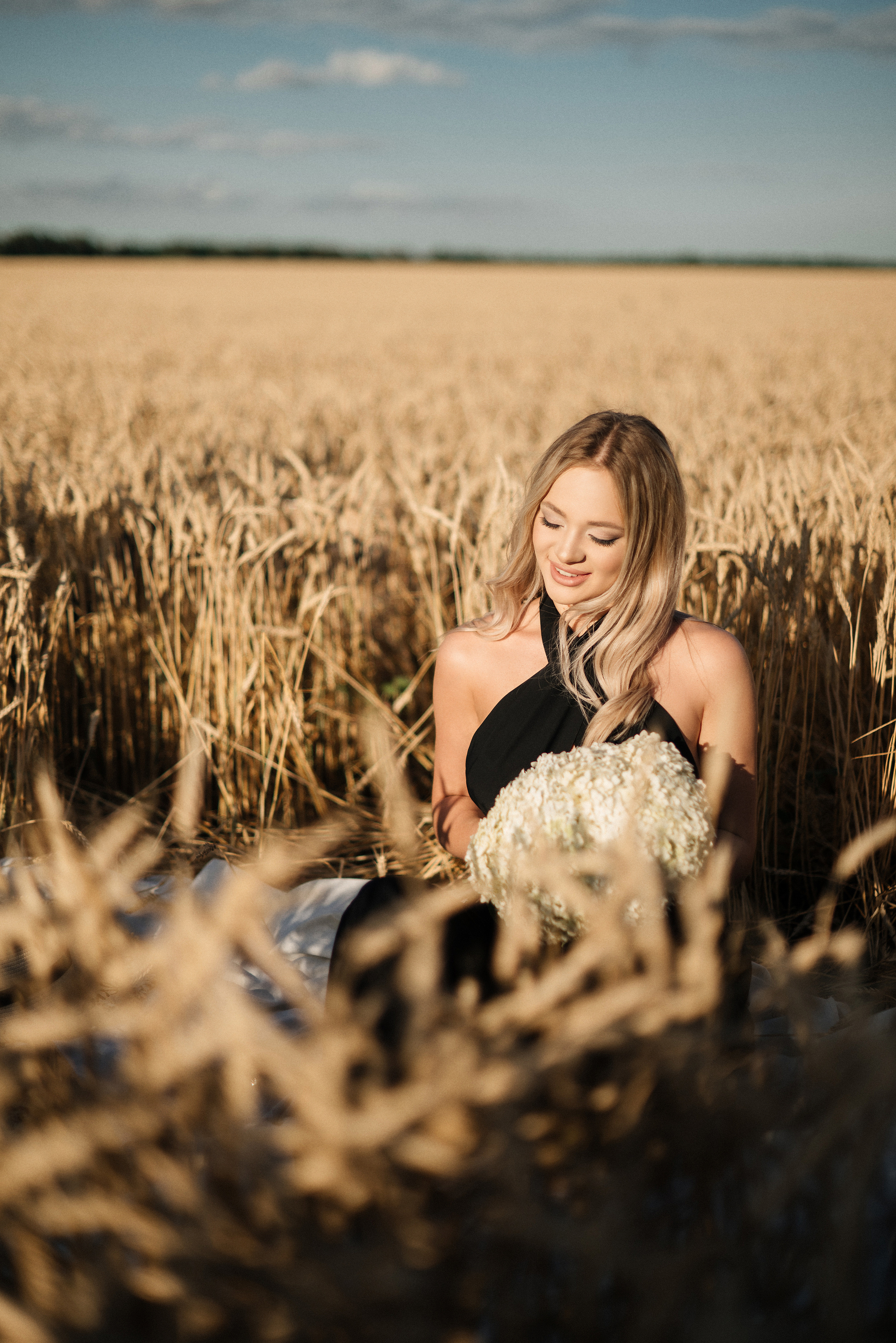 Поля в пшеничном поле. Свадебный и портретный фотограф в Липецке Юлия Свит