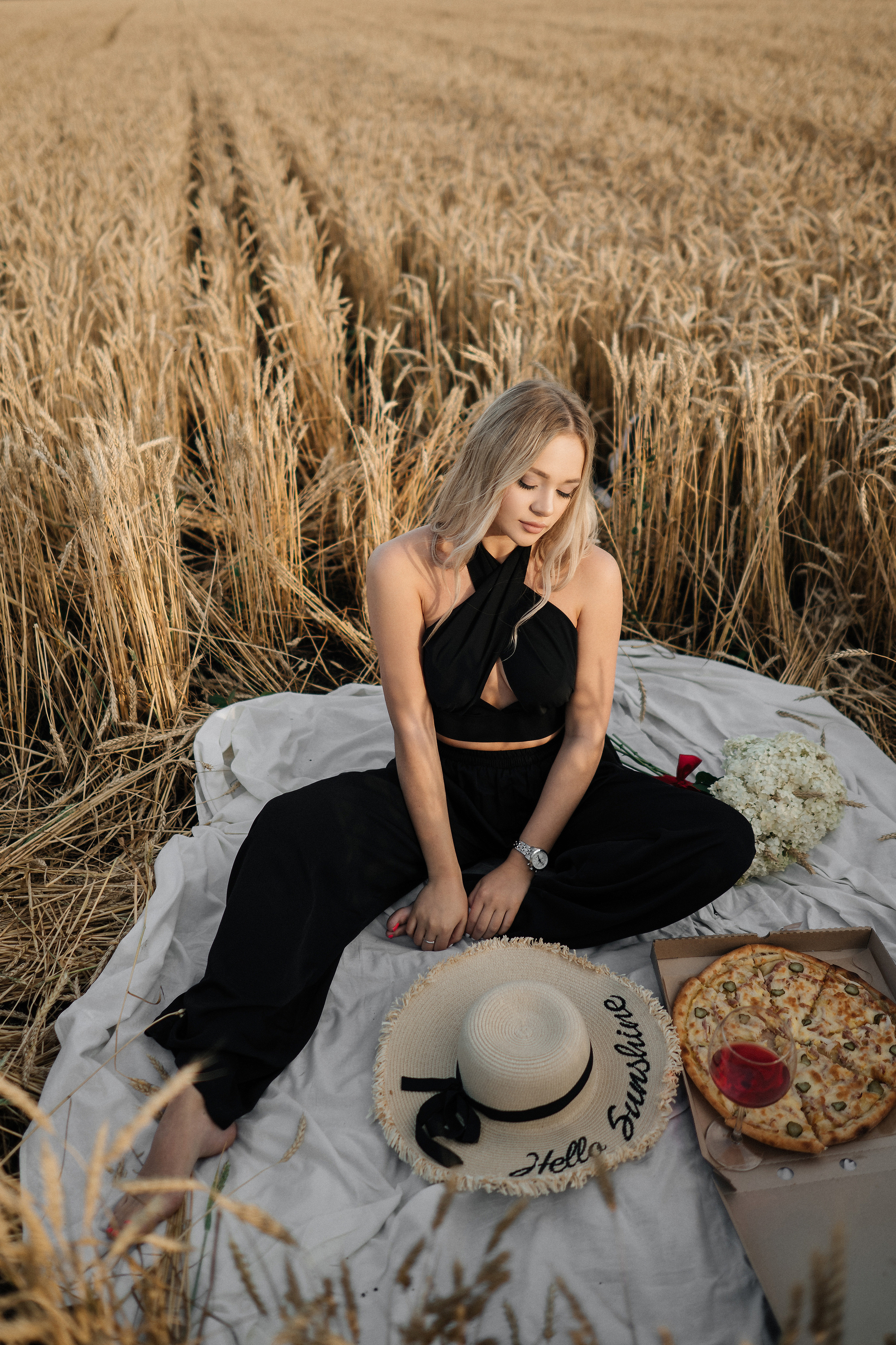 Поля в пшеничном поле. Свадебный и портретный фотограф в Липецке Юлия Свит