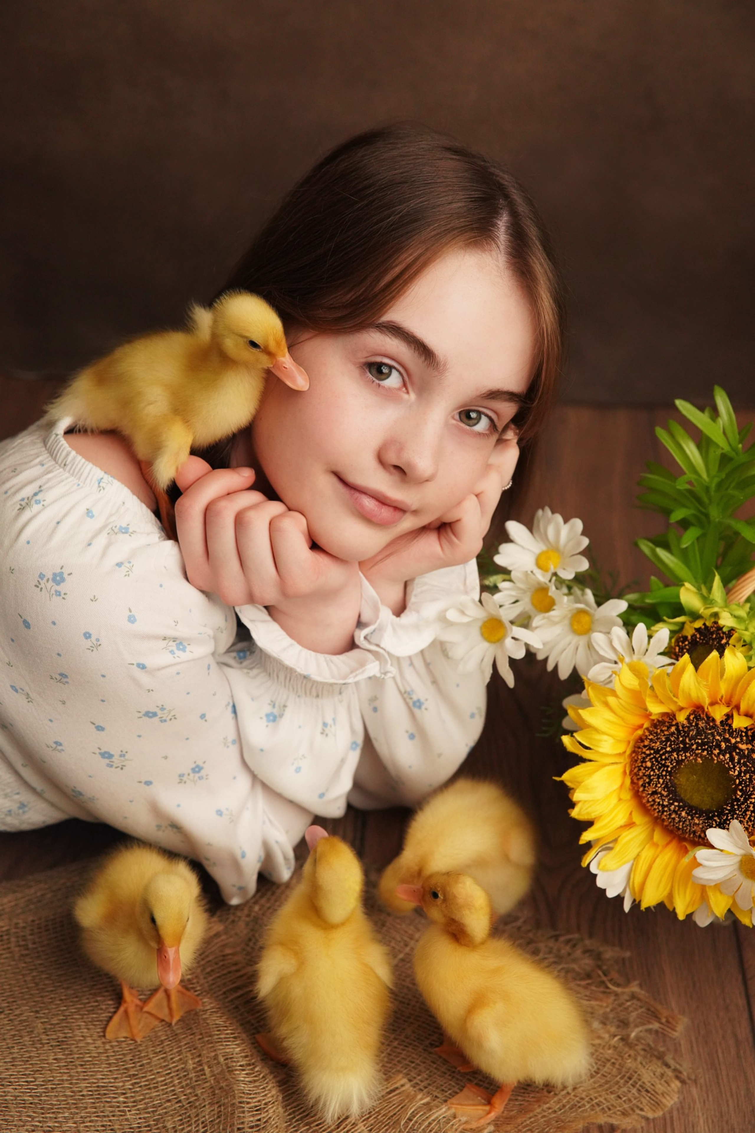 Утята. Фотограф новорожденных. Семейный и детский фотограф в городе Сургуте