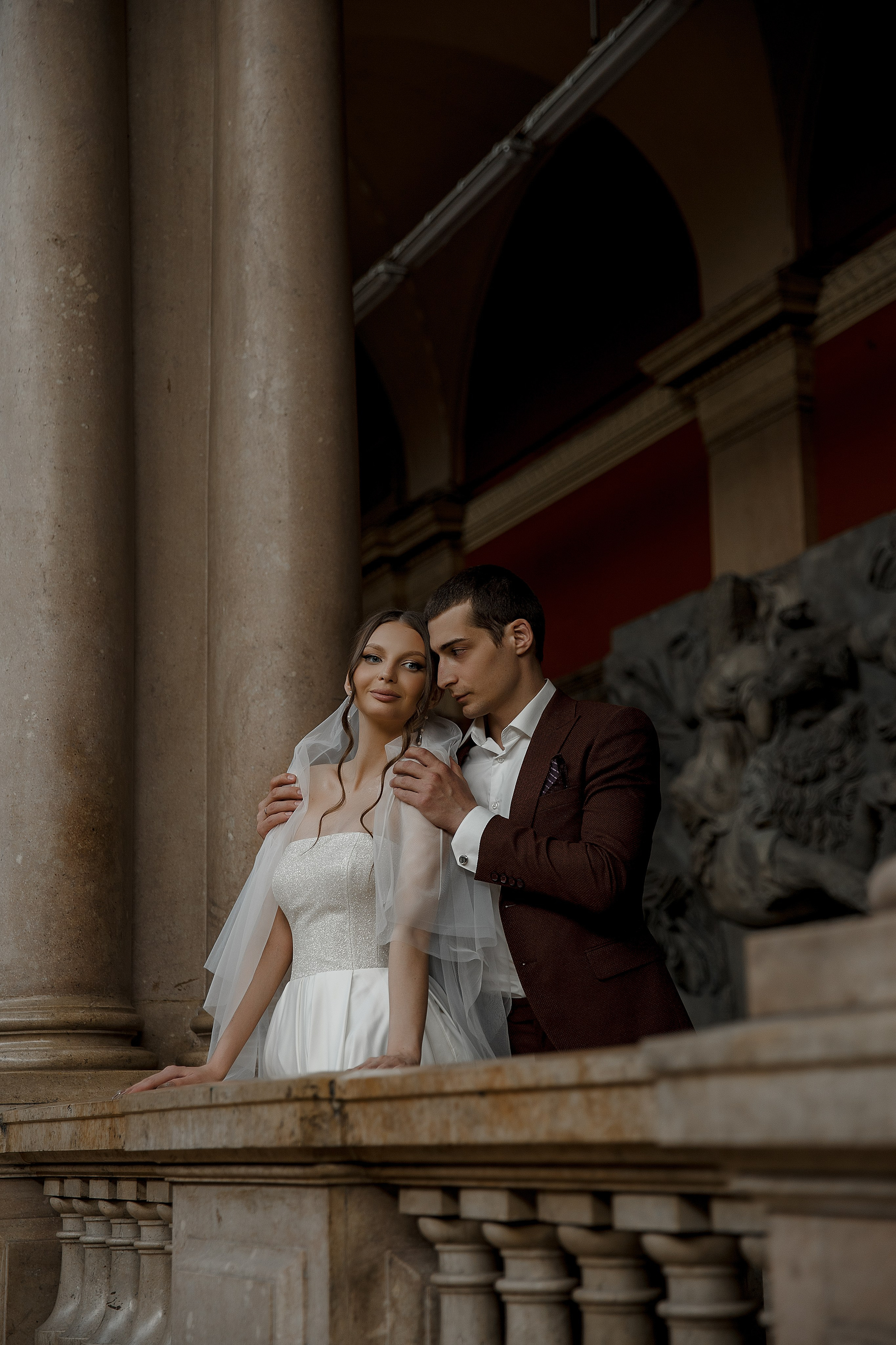 Свадебная в академии Штиглица. Свадебный фотограф Санкт-Петербург  Москва