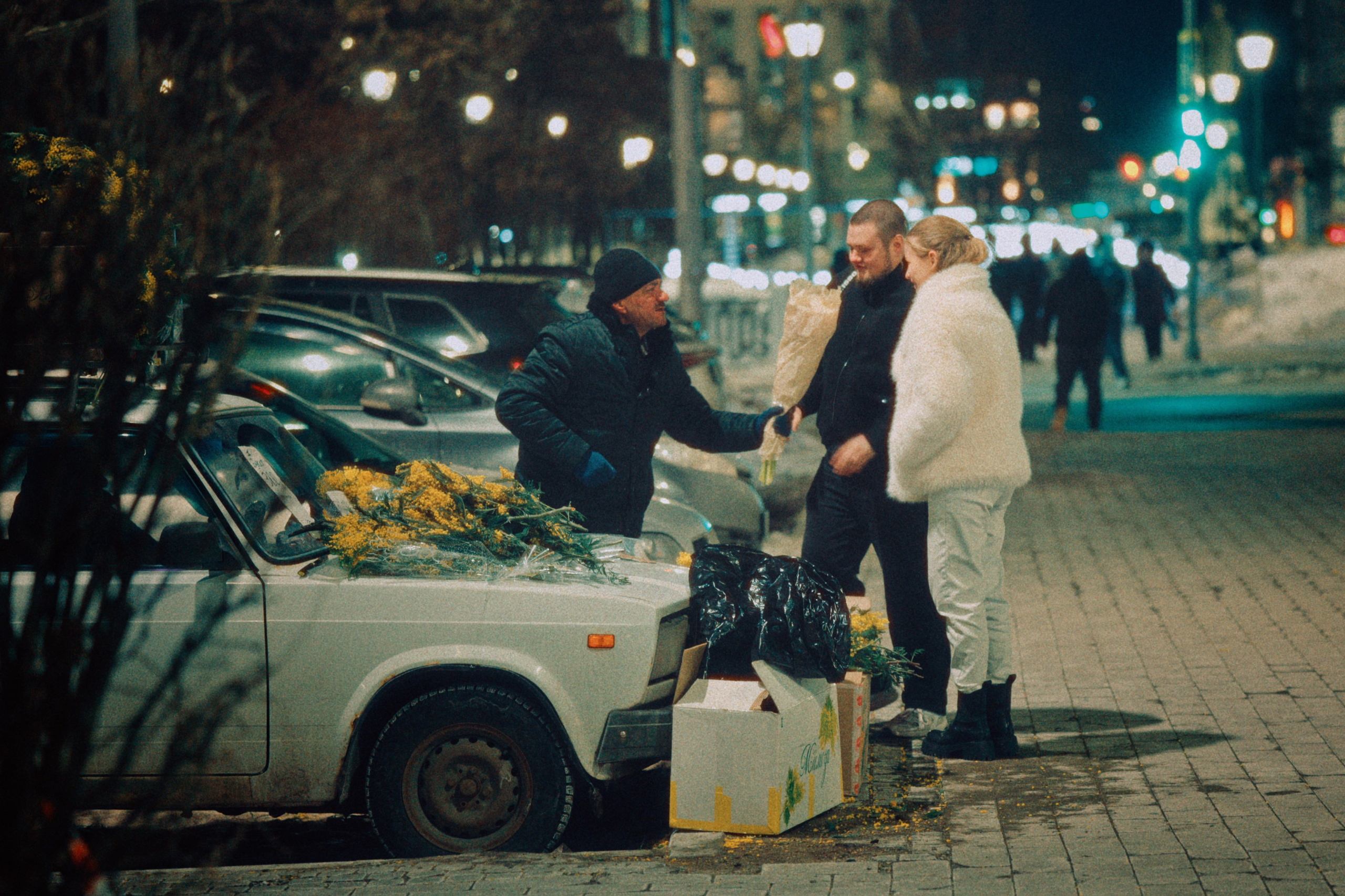 Город в цветах