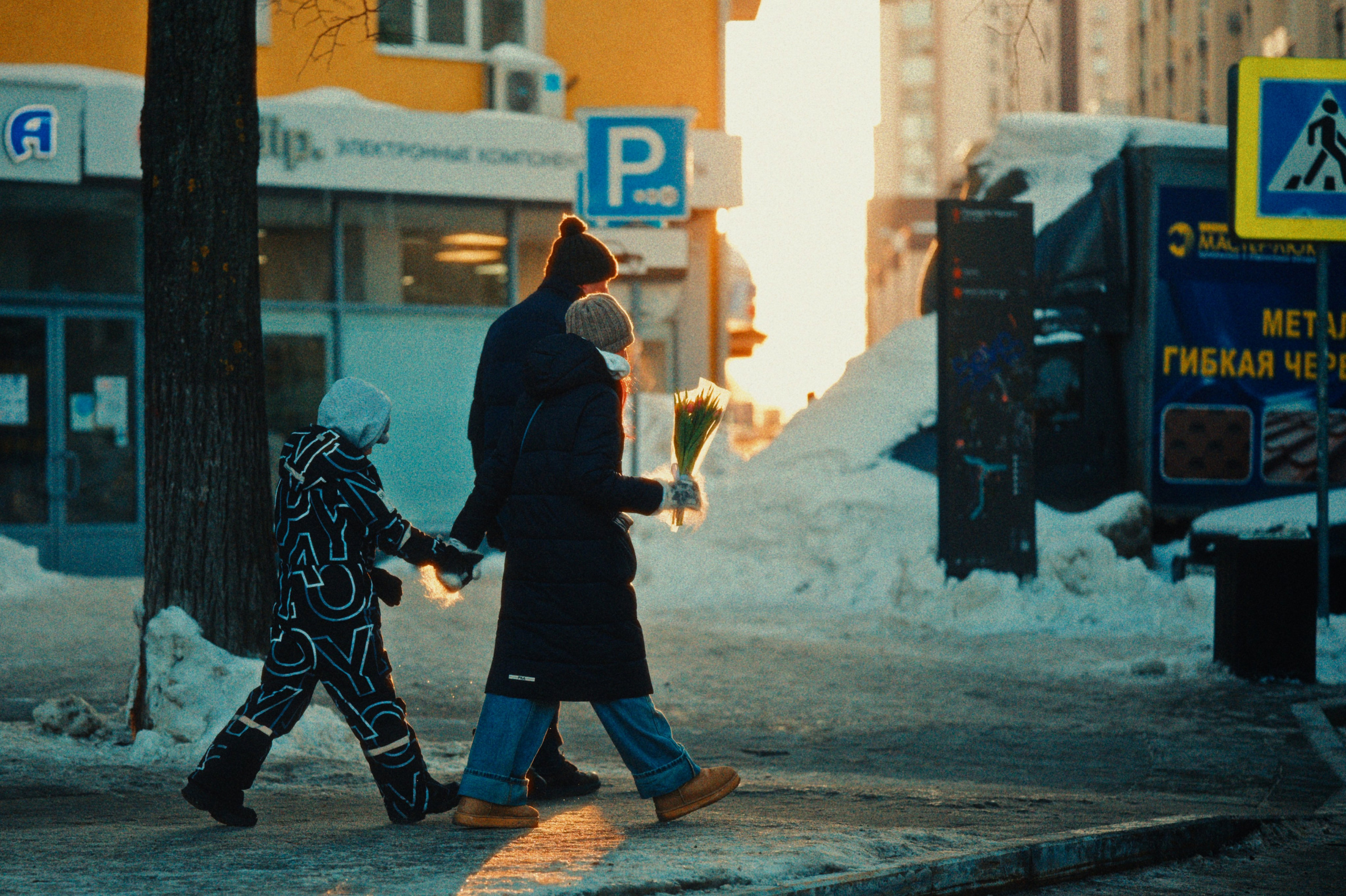 Город в цветах