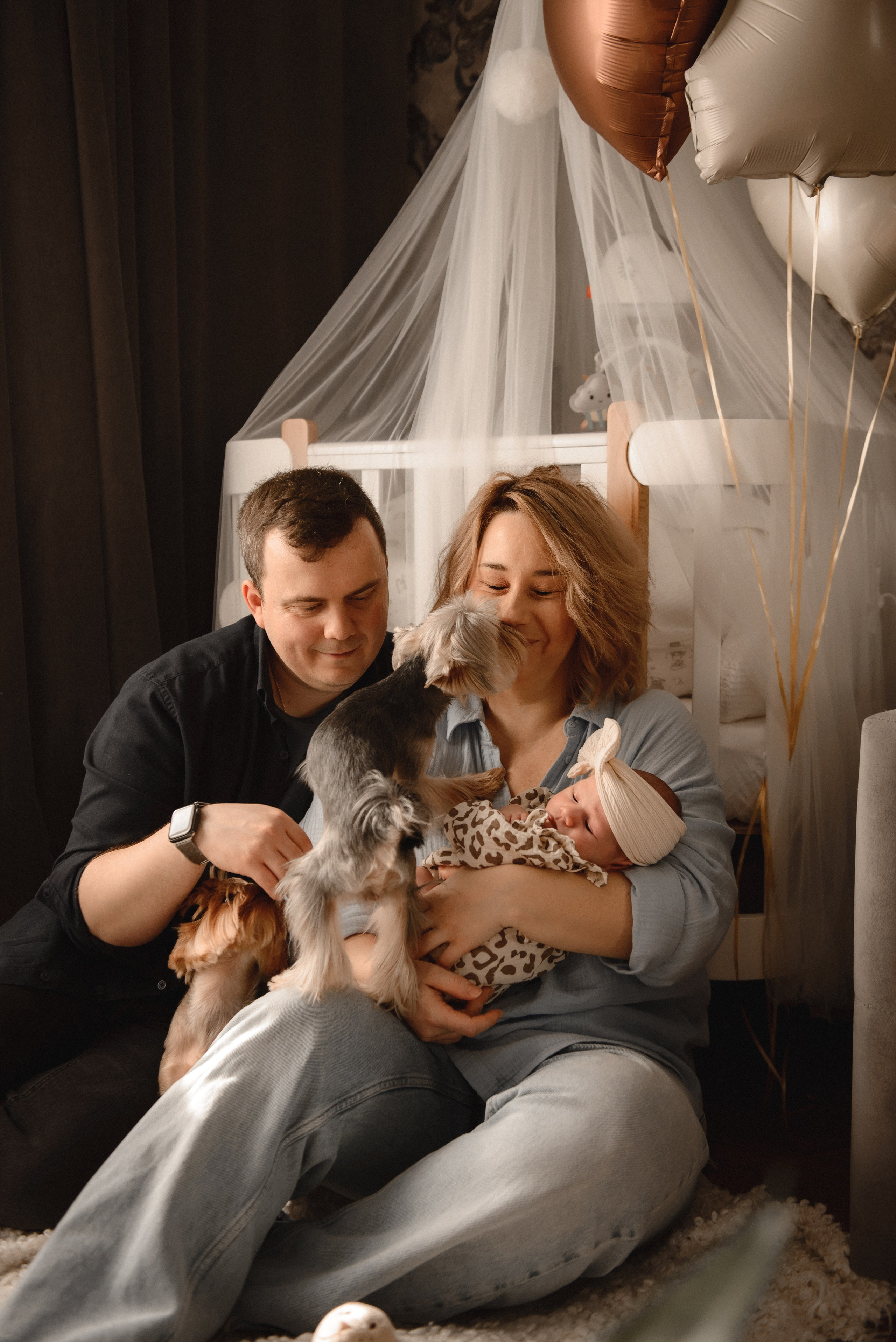 Первый месяц малышки Василисы. Семейный фотограф в г. Ставрополь, Сорокина Мария