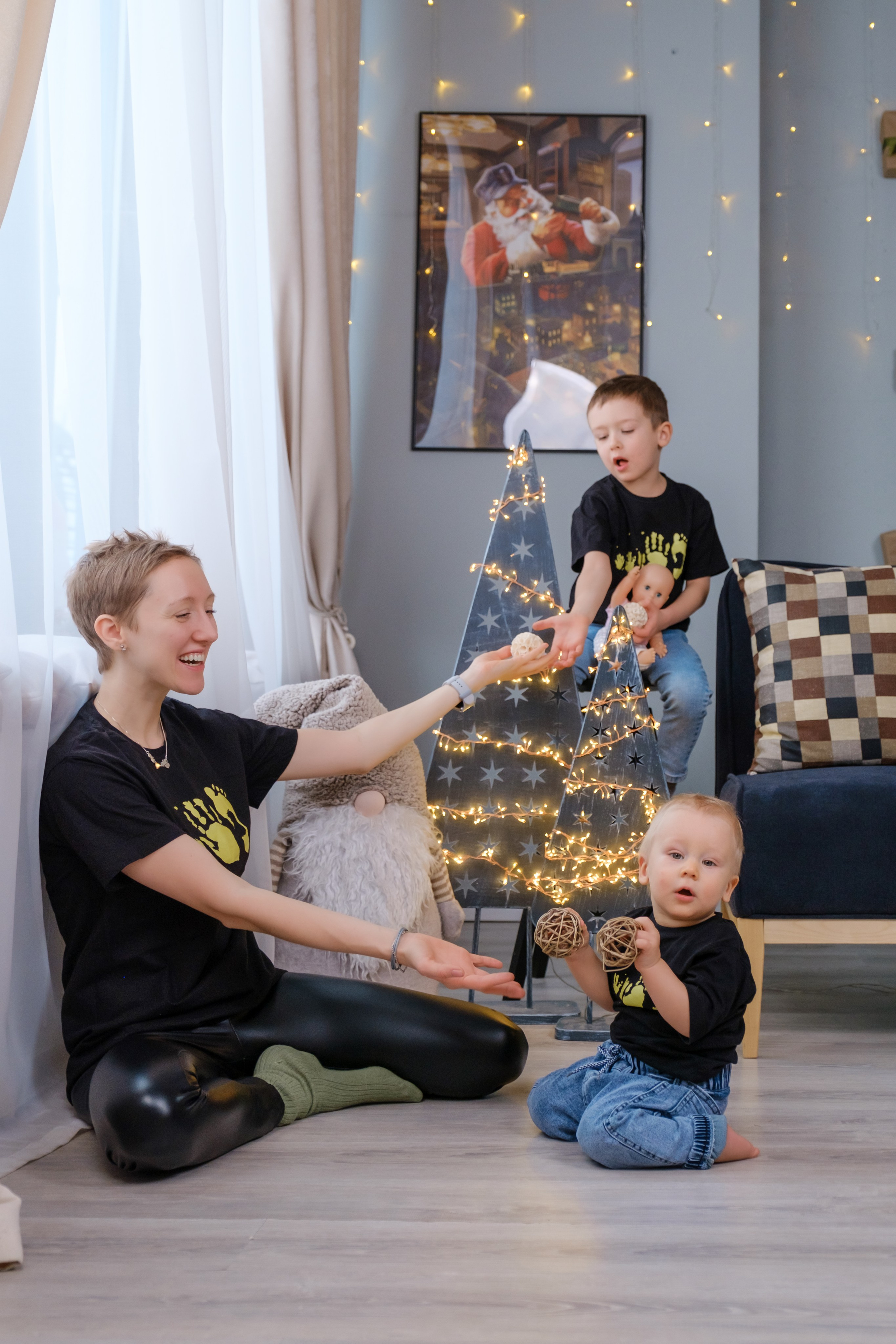 Новогодняя фотосессия. Семейный и детский фотограф в Москве Светлана Потемкина