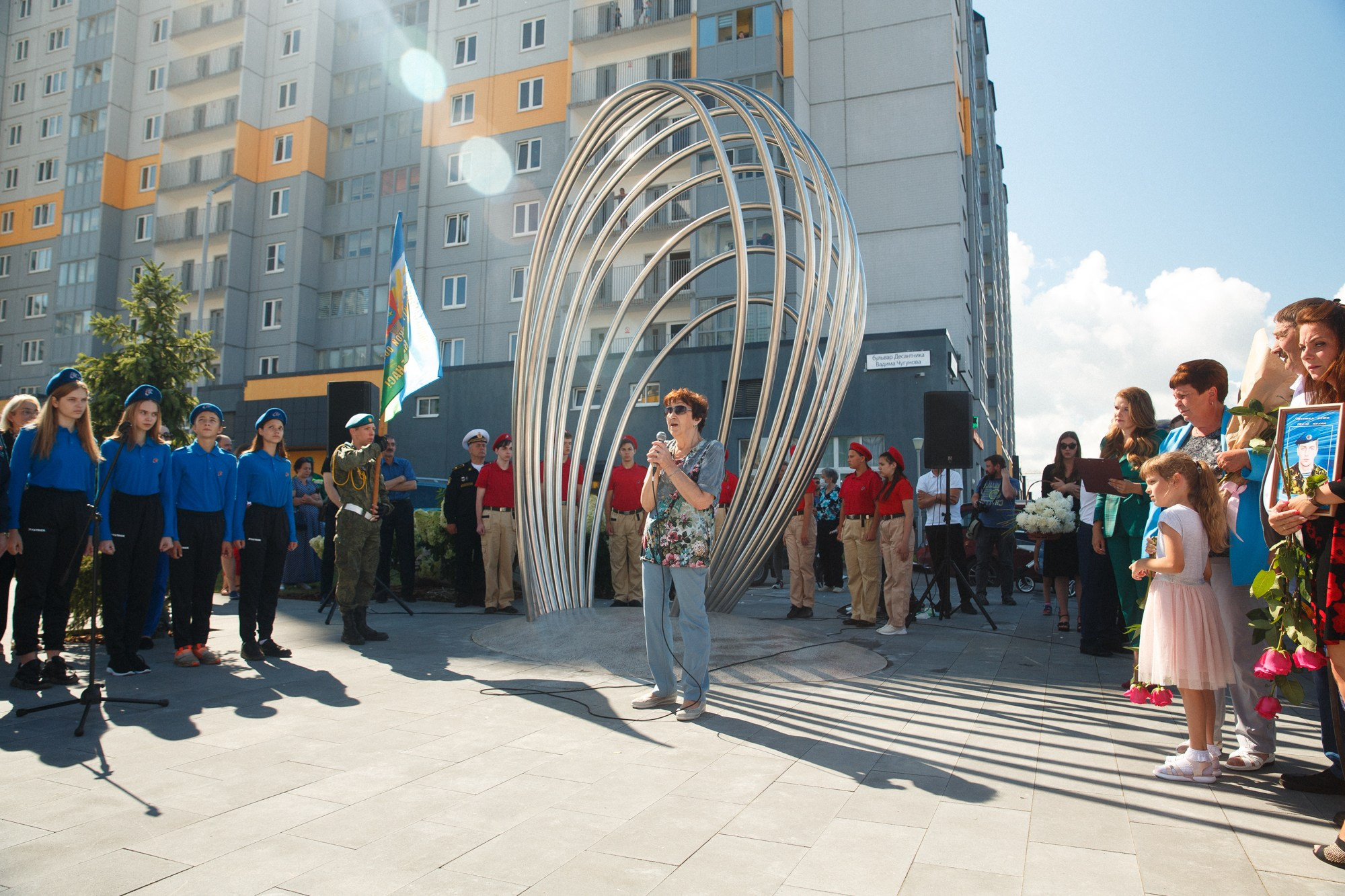 ОТКРЫТИЕ ПАМЯТНИКА. Рабочая сторона — бизнес портрет и репортаж в Санкт-Петербурге