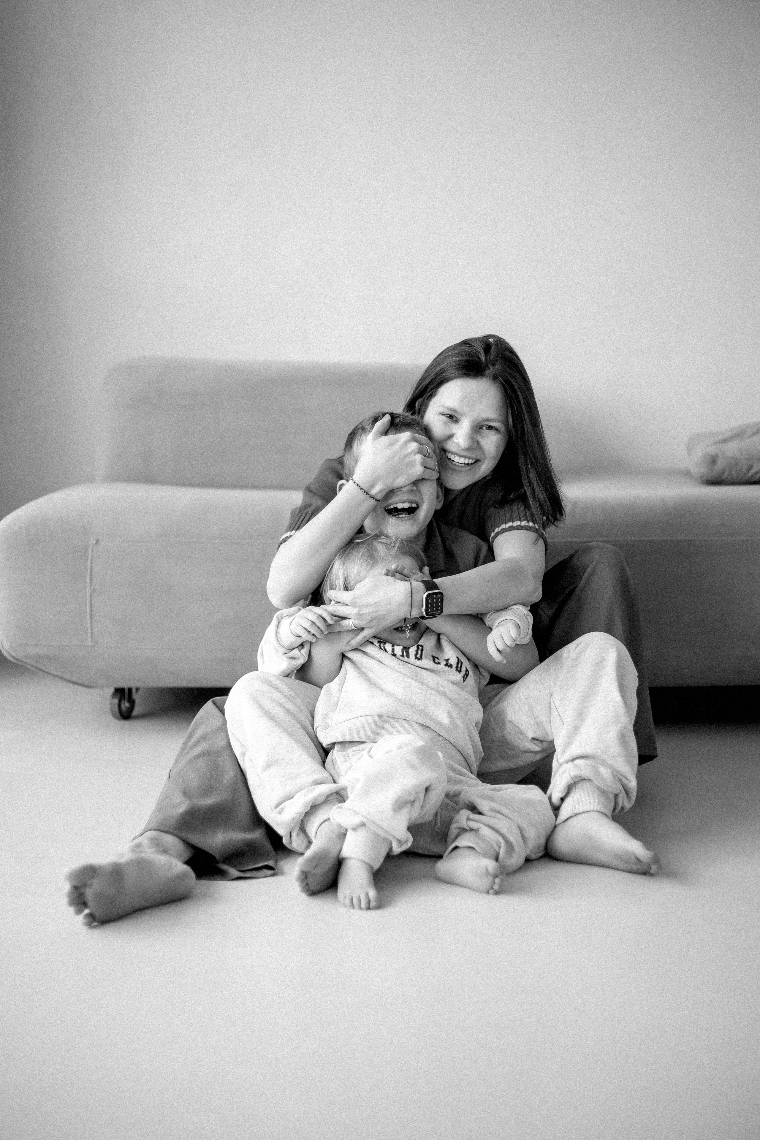 Даша и сыновья. Фотограф в Москве Базанова Дарья