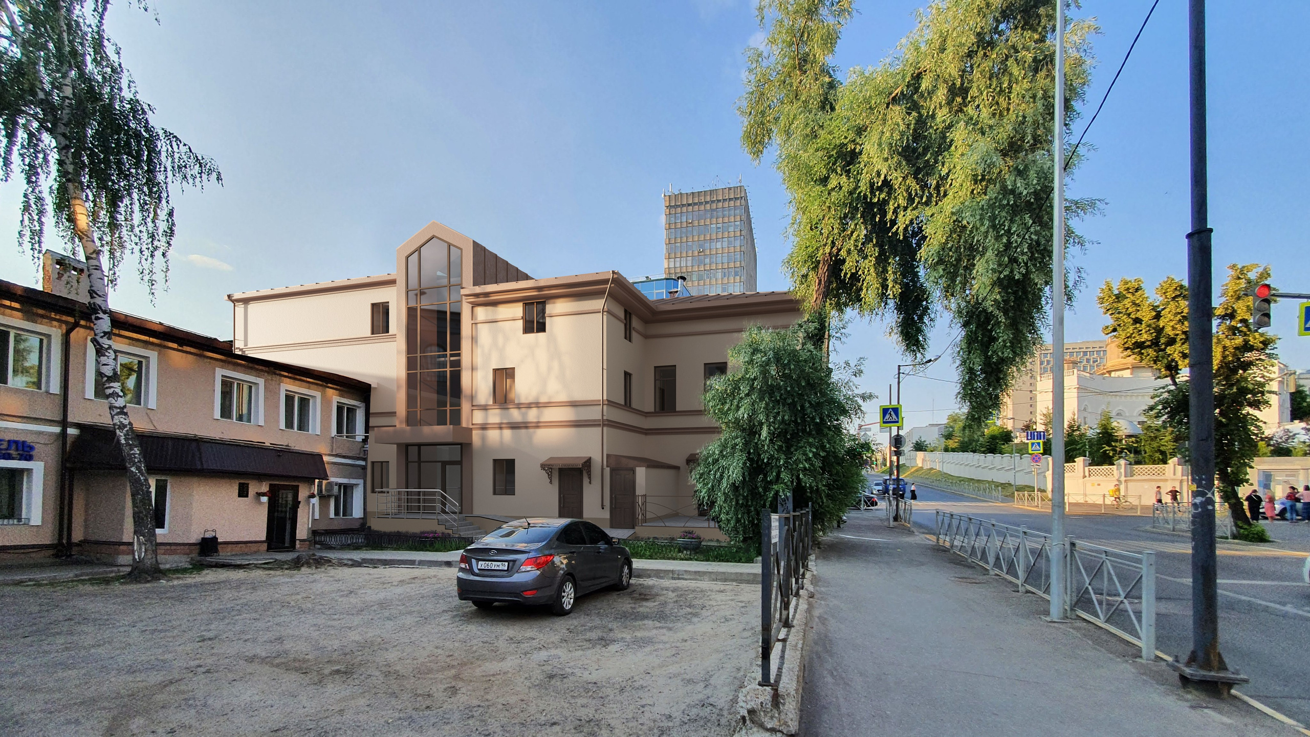 Реконструкция здания на улице Астрономическая Казань. Архитектор-дизайнер в Казани