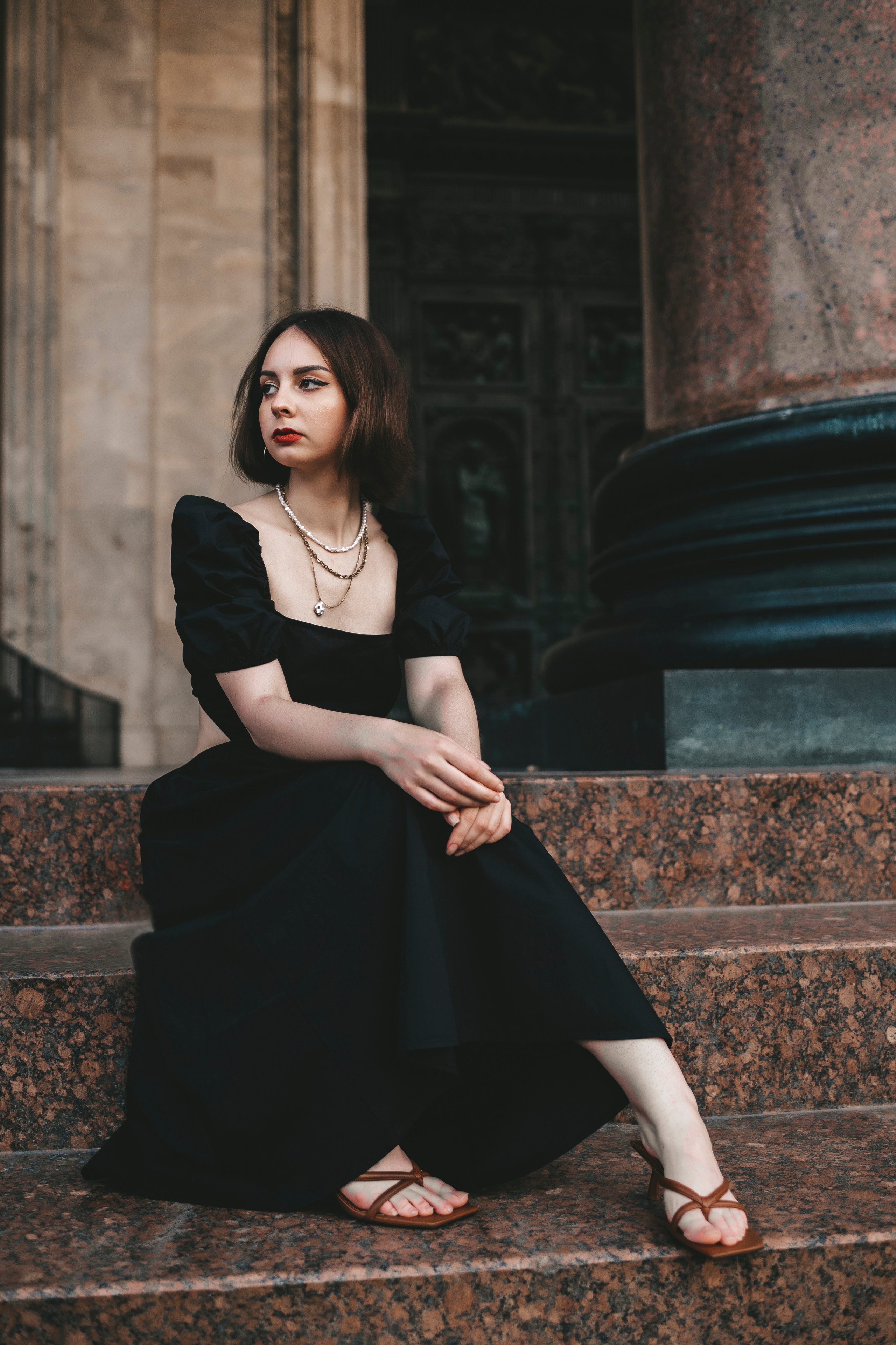 съемка в платье у исаакиевского собора