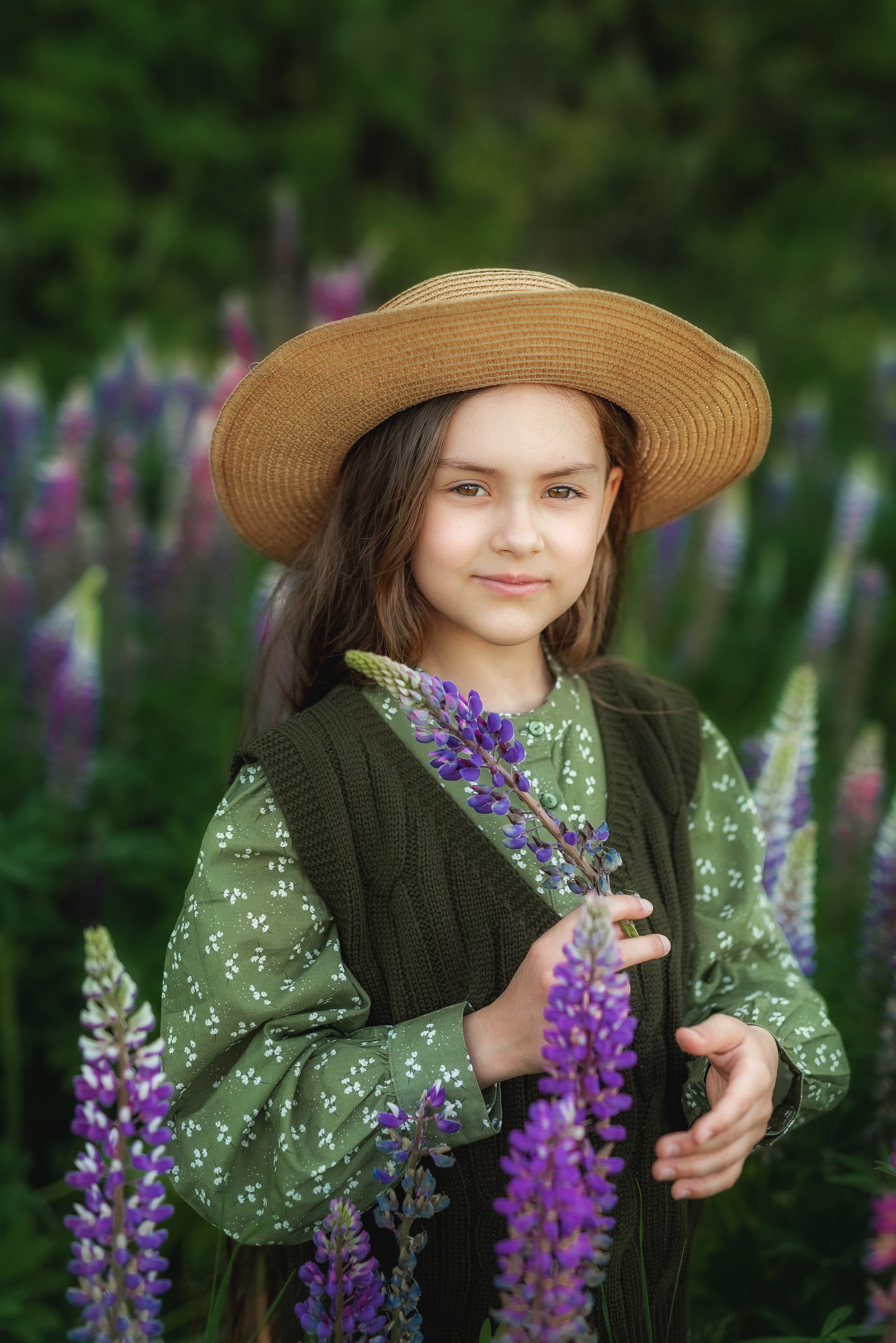 Фотосессия в люпинах. Семейный, детский фотограф в Воронеже Анна Никитина