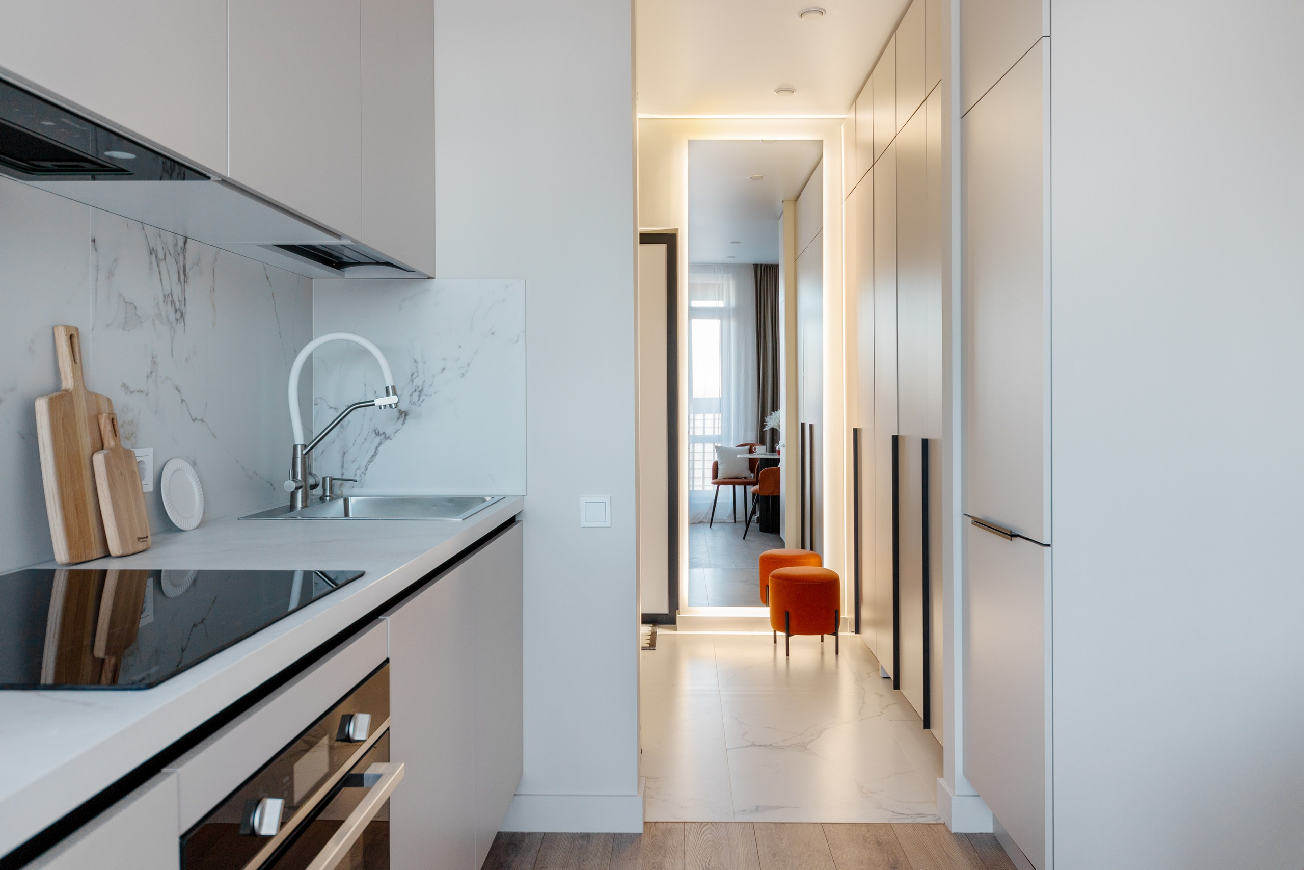 Интерьерная съемка квартиры в ЖК Квартал Che. Интерьерный фотограф в Санкт-Петербурге Екатерина Цыбулько