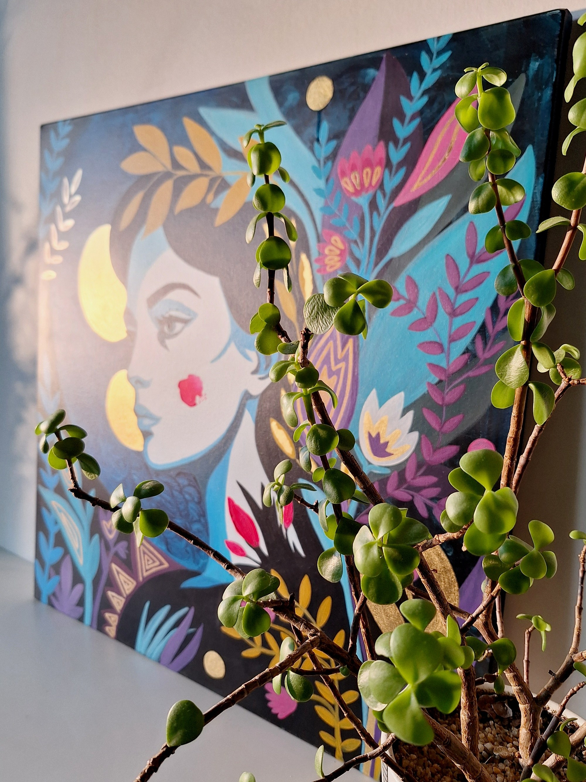 Дивный сад. Художник Анастасия Кисткина, Петербург