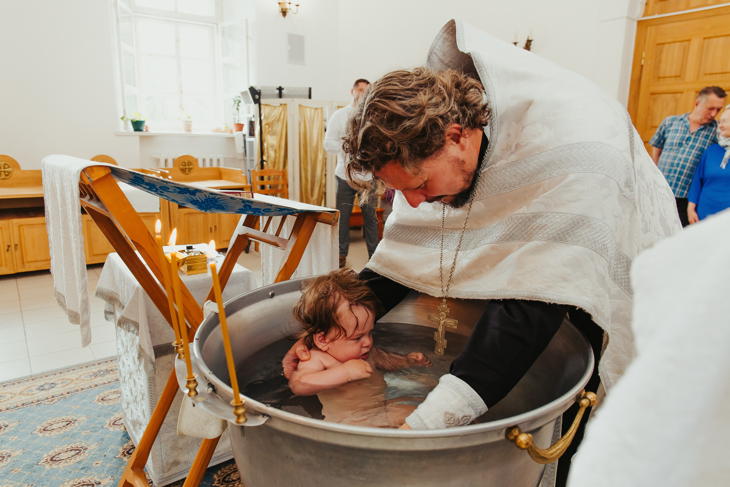 Фотосъемка Крещения ребенка. Фотограф новорожденных и детский в Сергиевом Посаде Кругликова Юлия