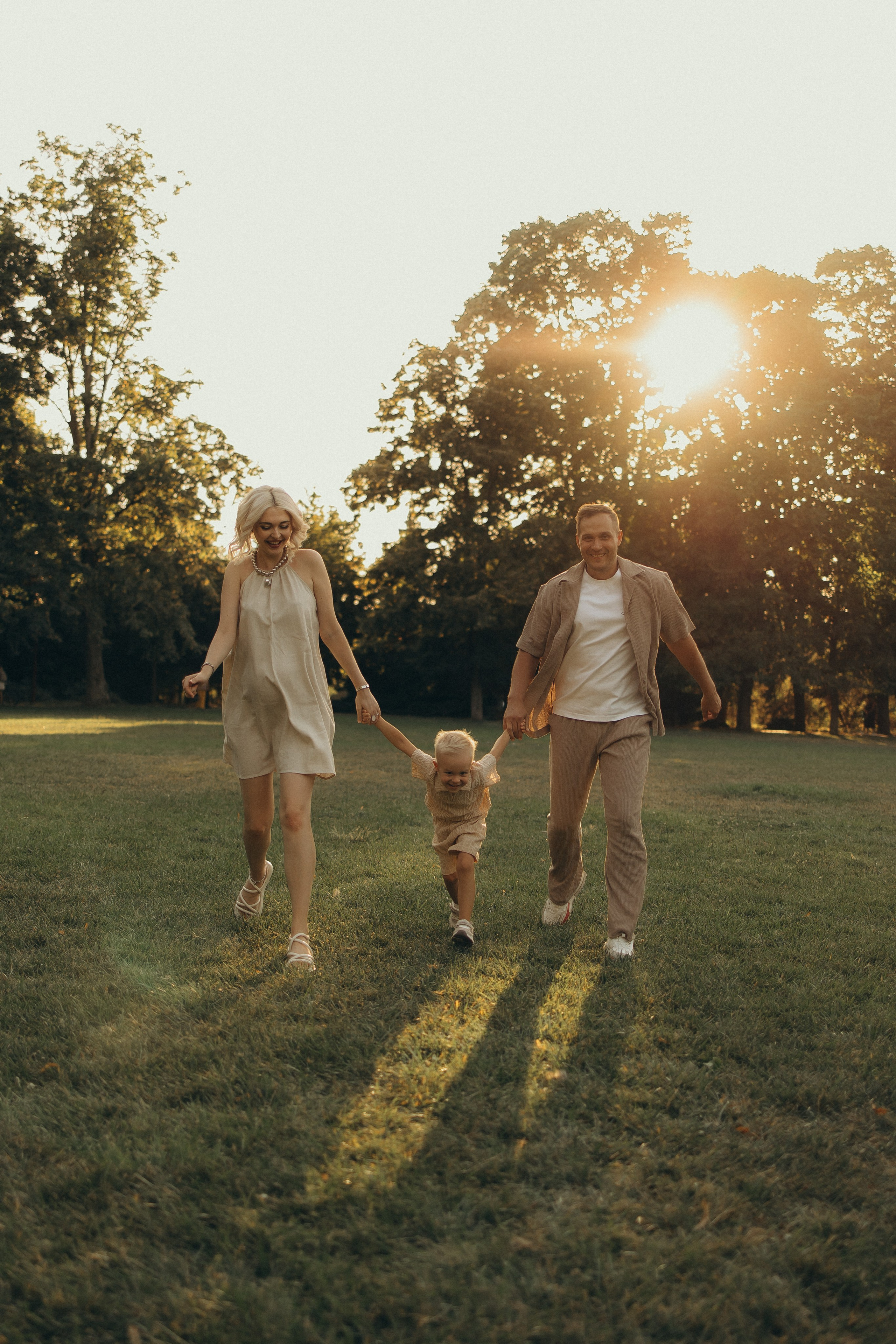 Андрей, Настя и Лев — дендрарий. Семейный фотограф в Краснодаре Храмова Анна
