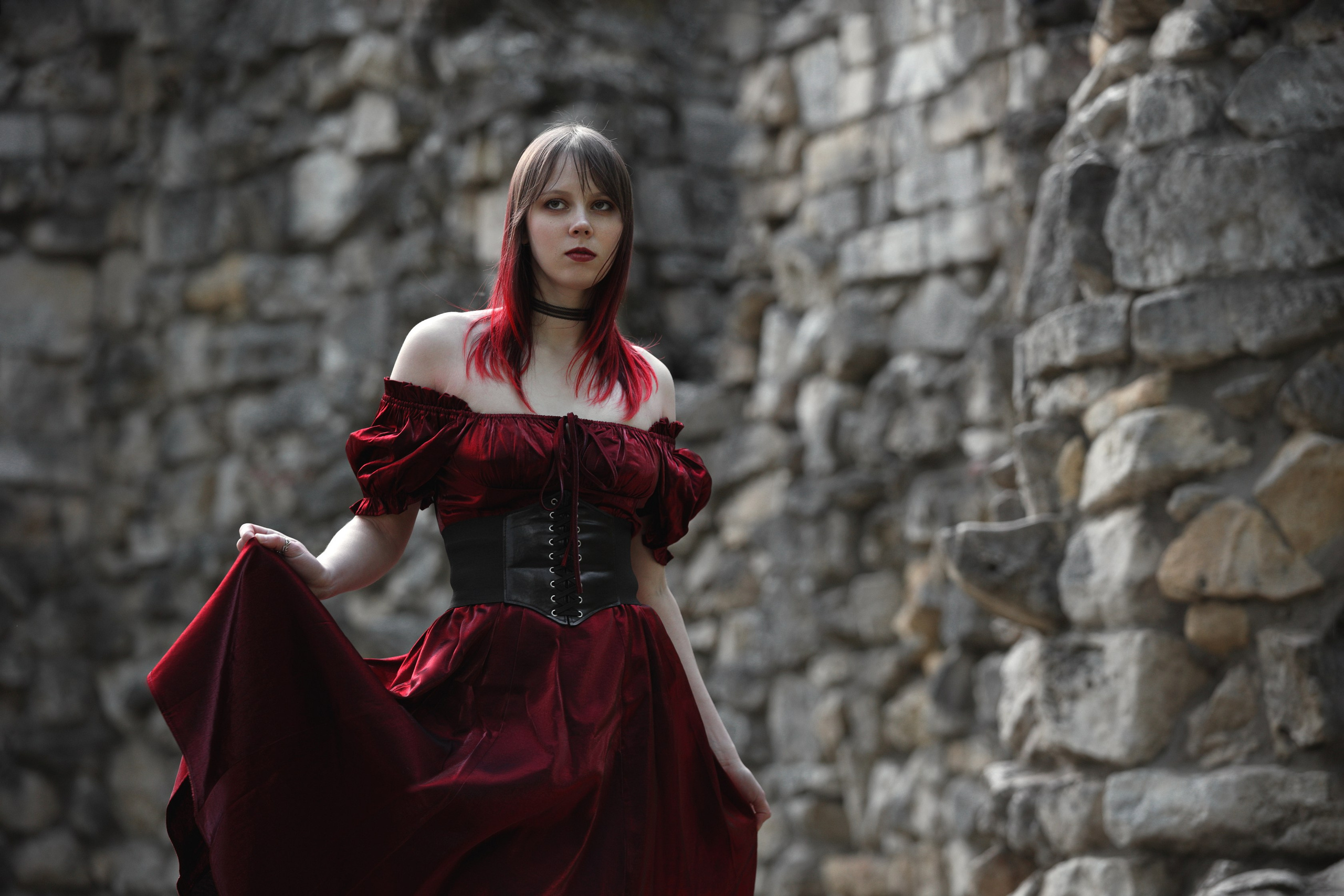 Jungfrau in Rot. Арт-фотограф. Coffelisk