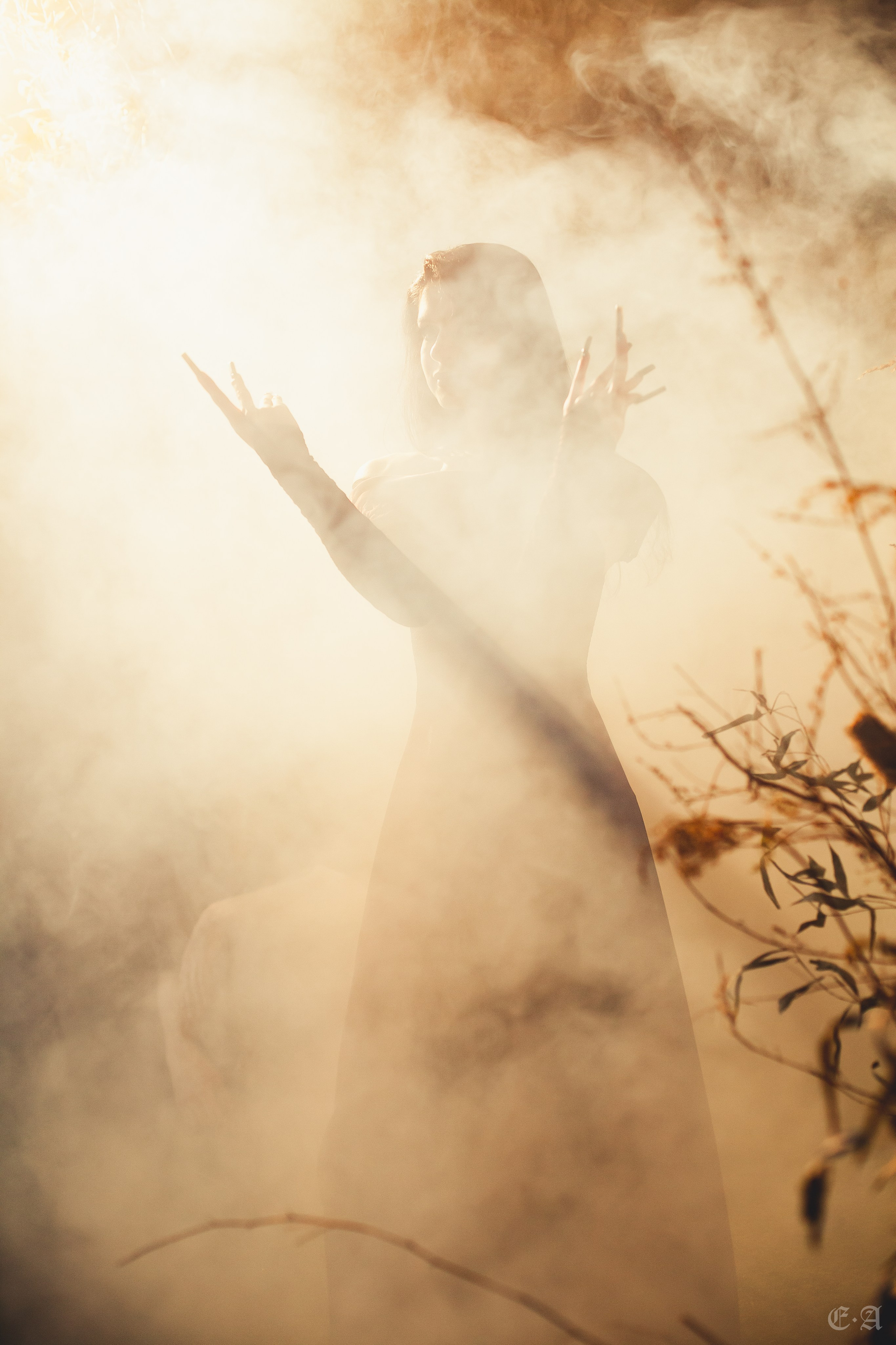 Съемки клипа «Клок тумана». Фотограф Ellairen