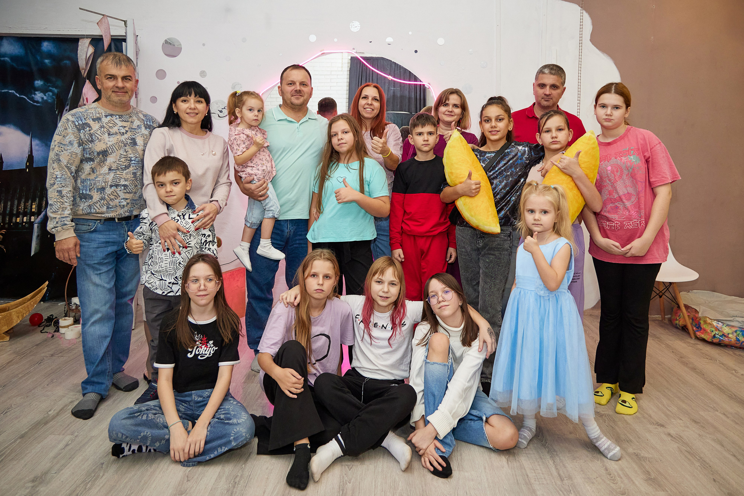 Репортажные кадры с детских праздников