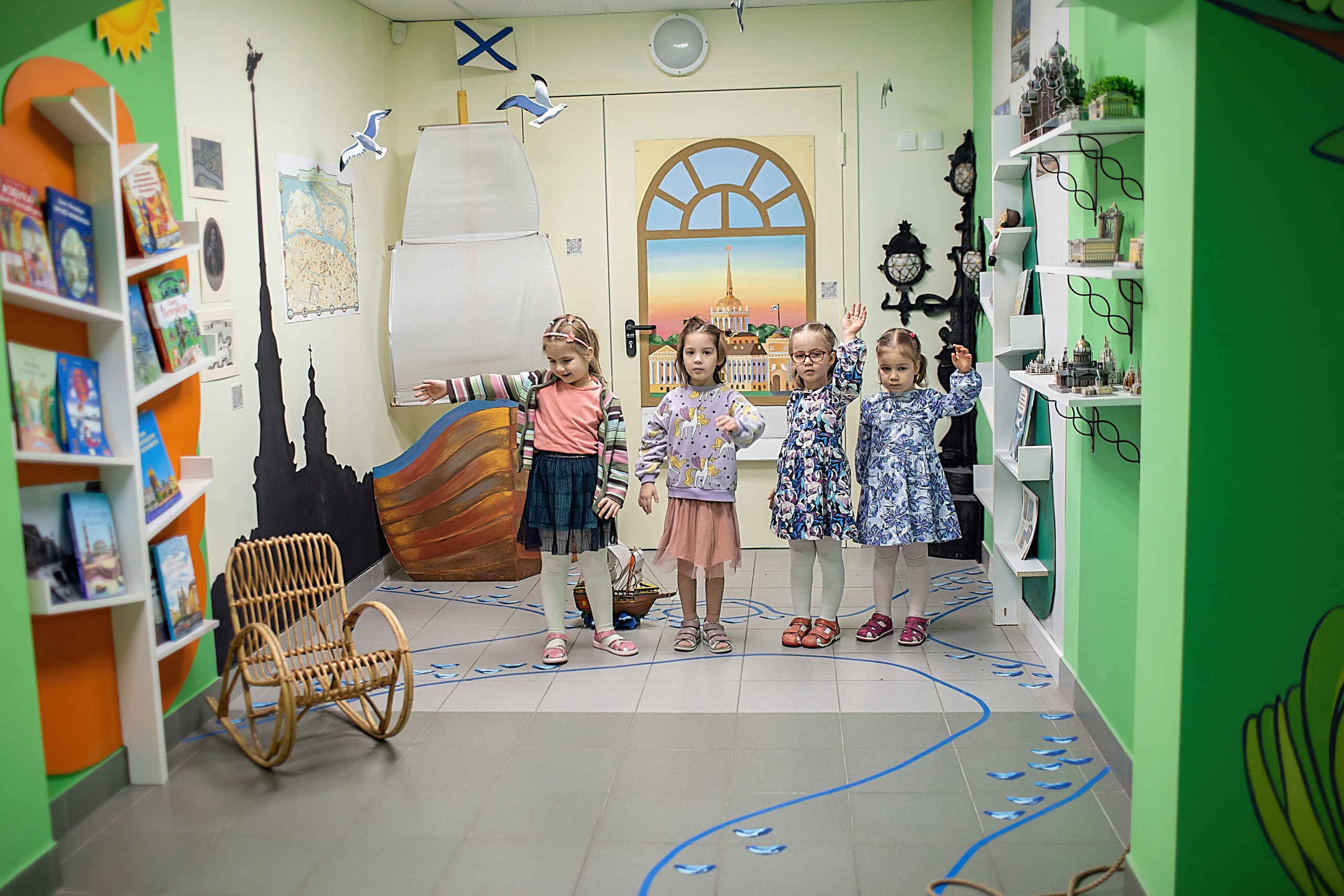 День в саду_Зима_2023 год. Семейный фотограф в Санкт-Петербурге