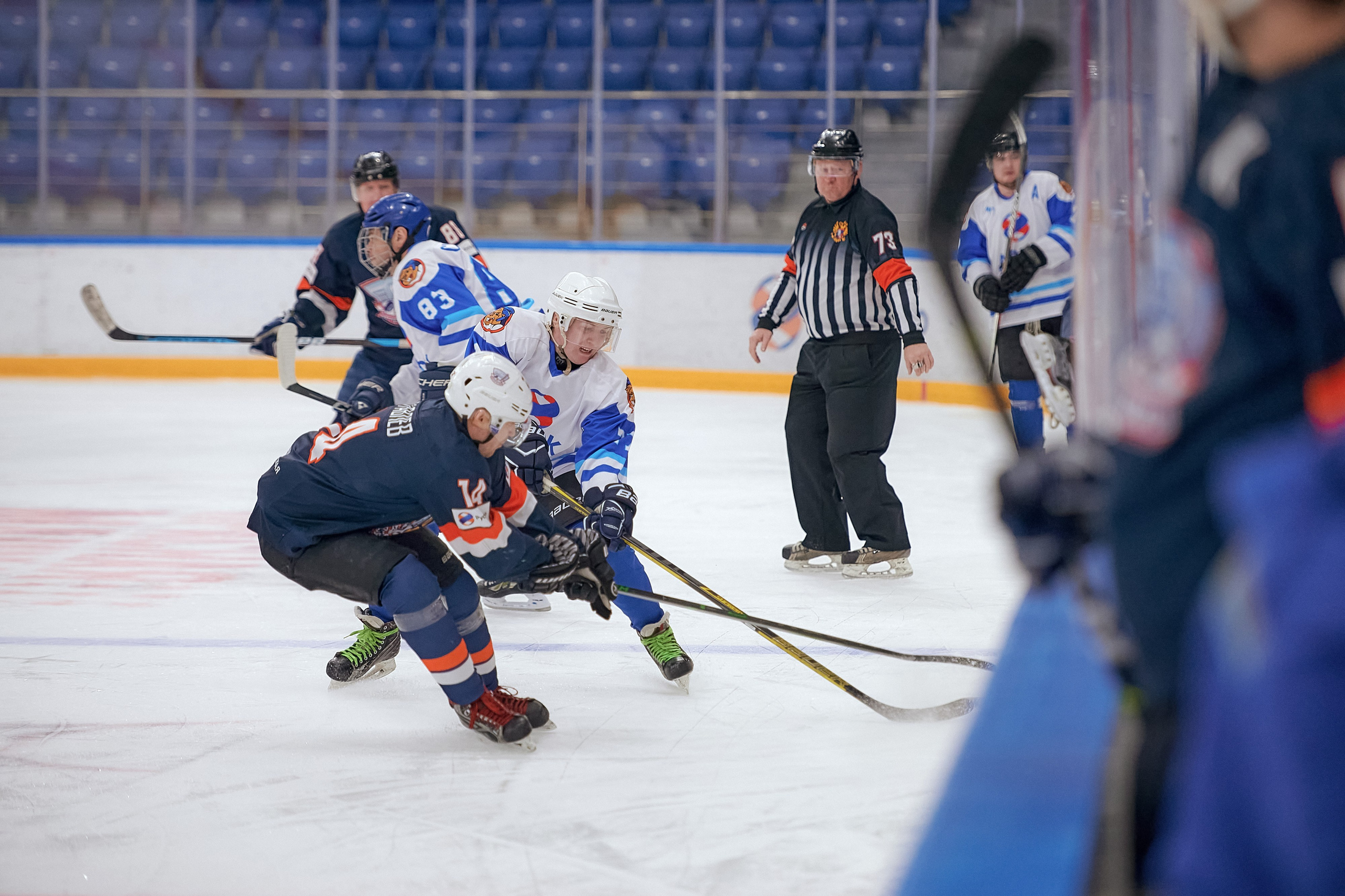 Портфолио репортажной фотосъёмки: Кристалл арена — Хоккей — РусГидро. Фотограф Яковлев Роман — Красноярск