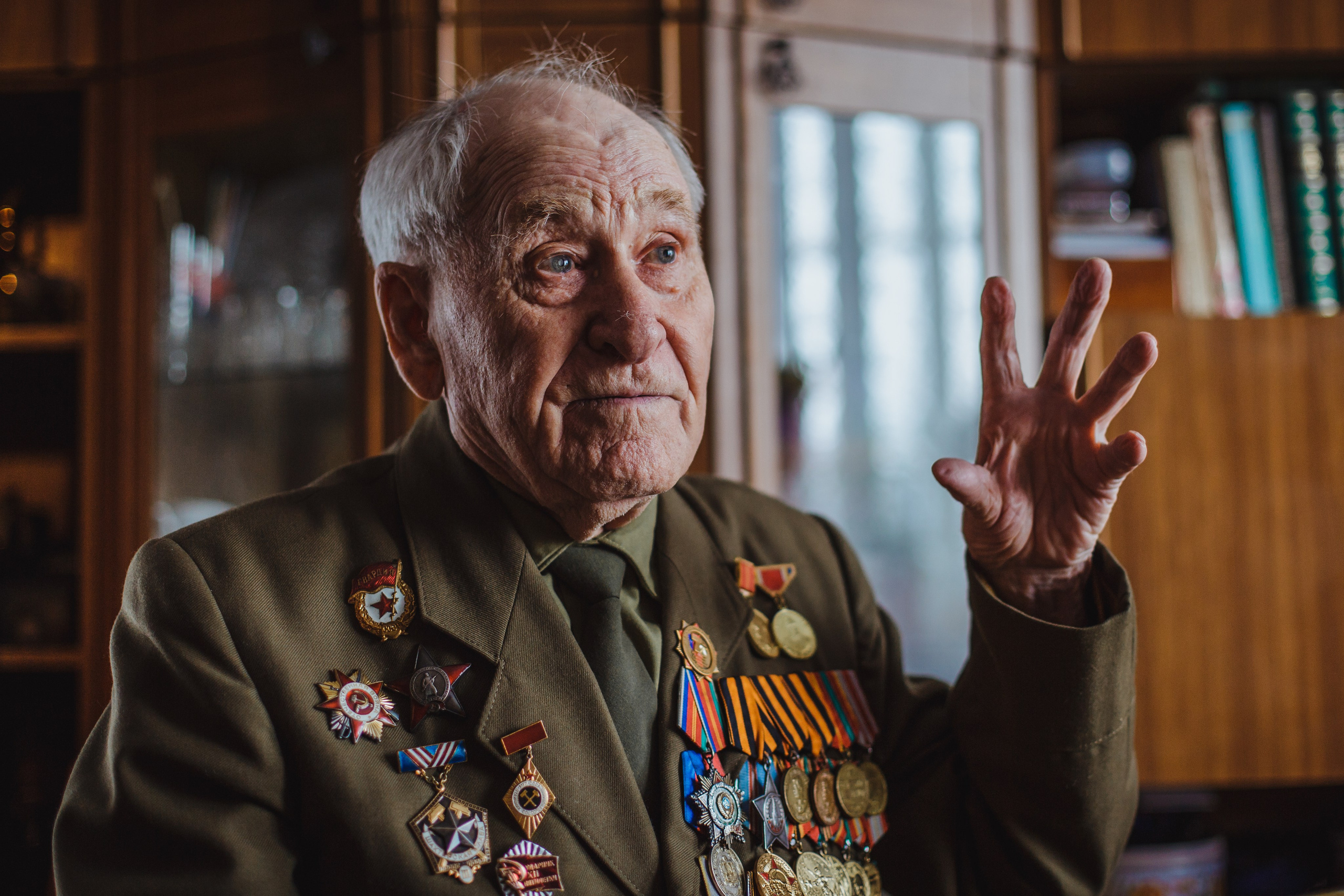 Ветеран Великой Отечественной Войны, портрет