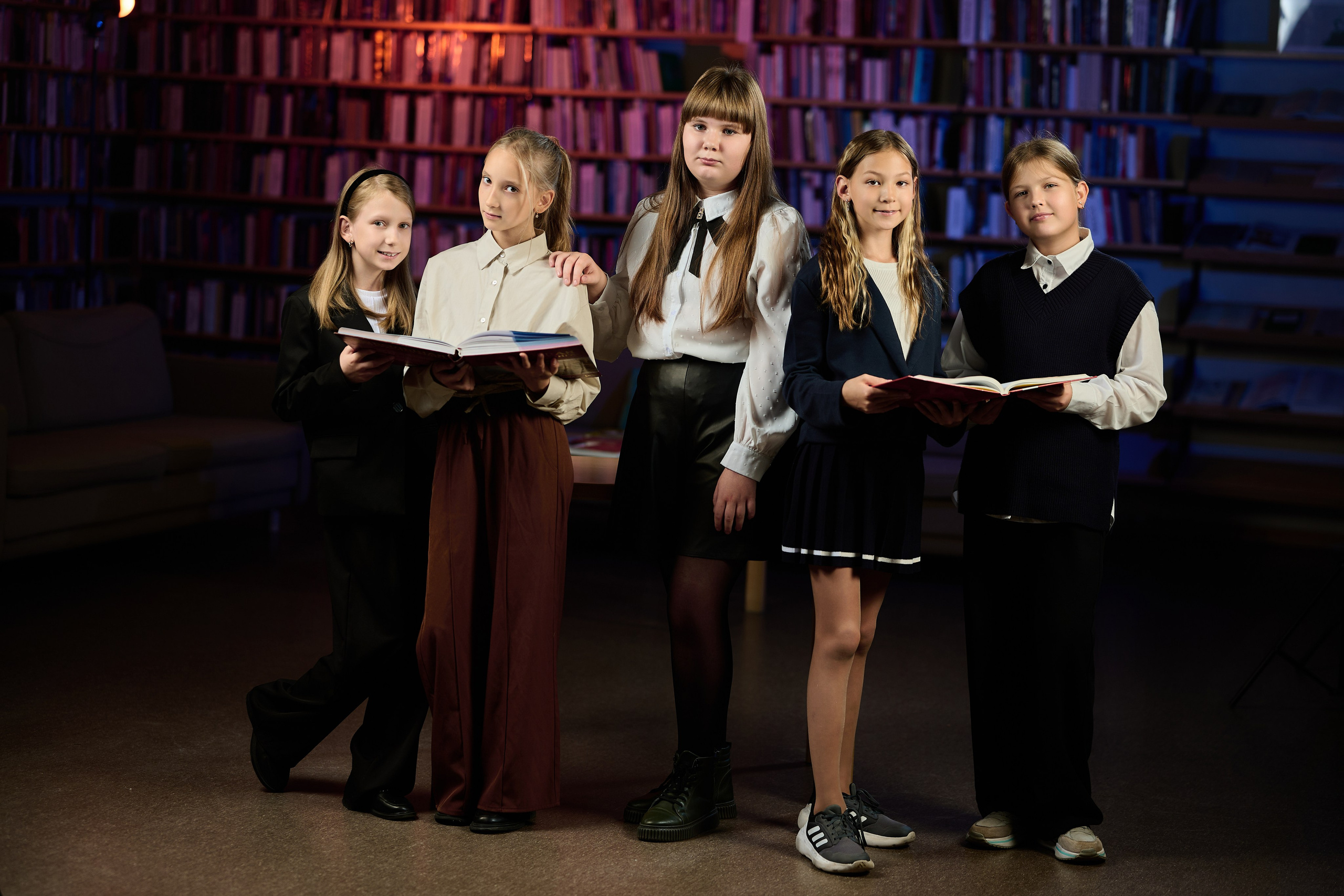 Съёмка в библиотеке. Выпускной альбом Выборг, Каменногорск, Светогорск, Санкт-Петербург