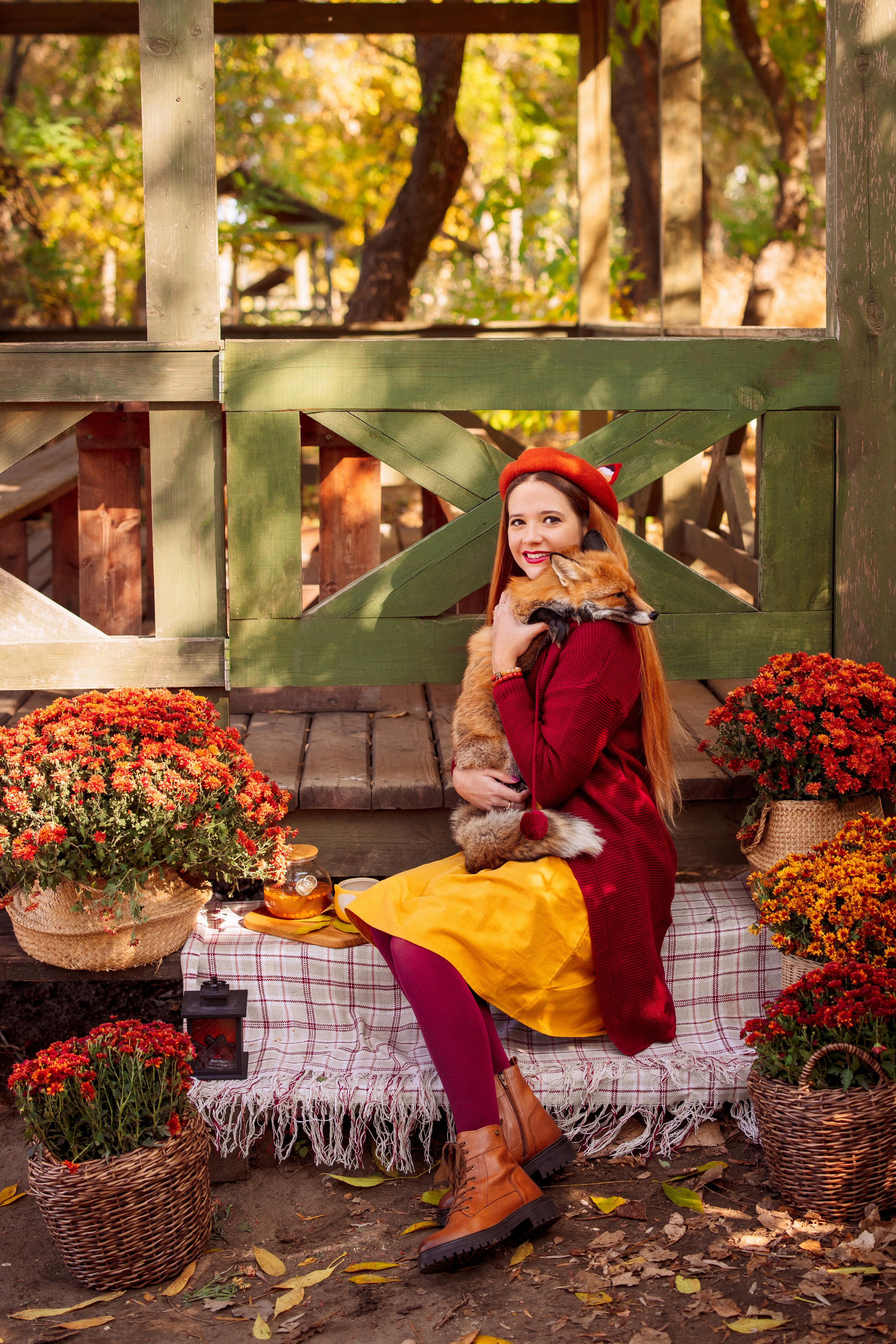 Осень с «Лисом». Семейный и детский фотограф в Краснодаре Анна Трашкова