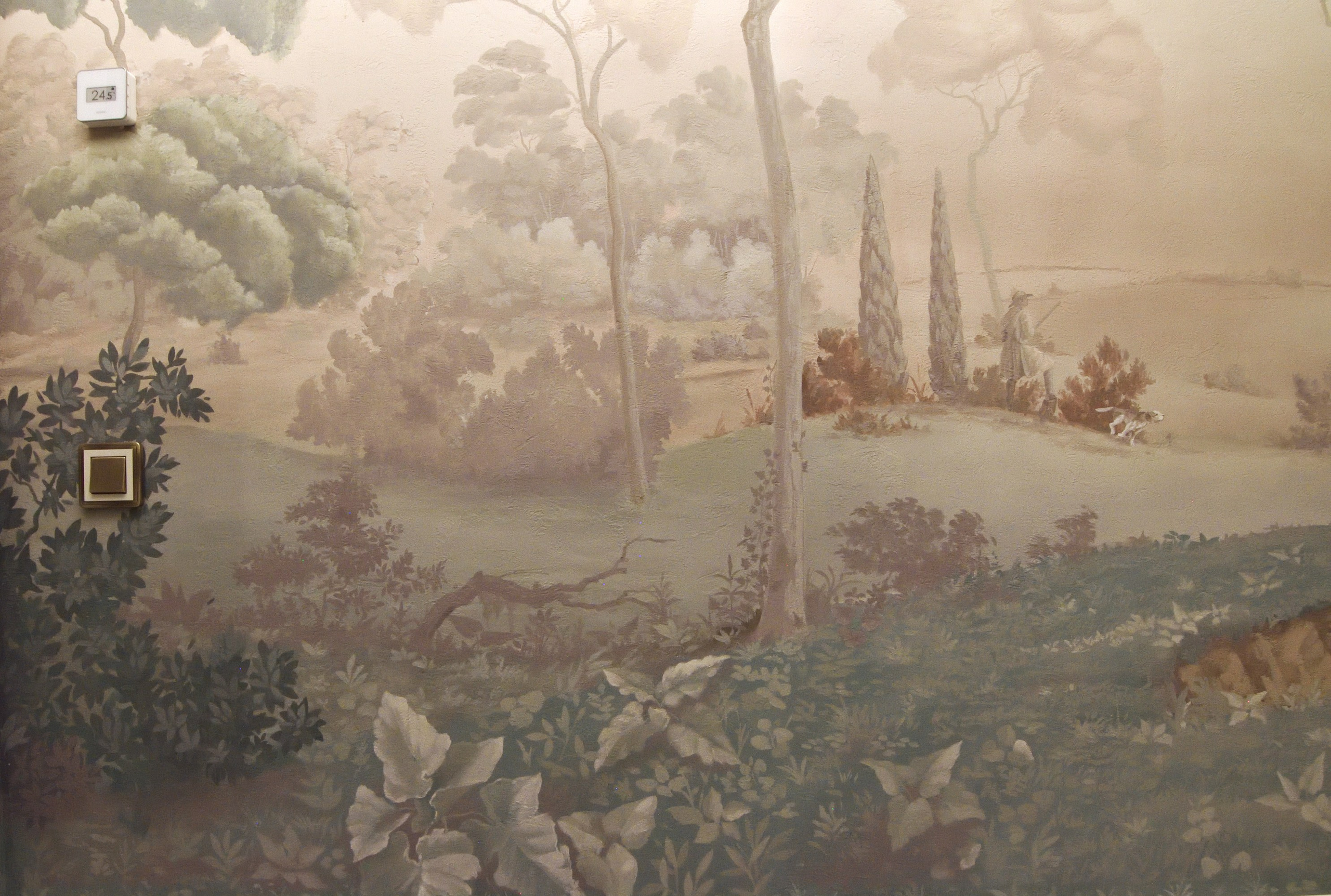 Английская роспись стен