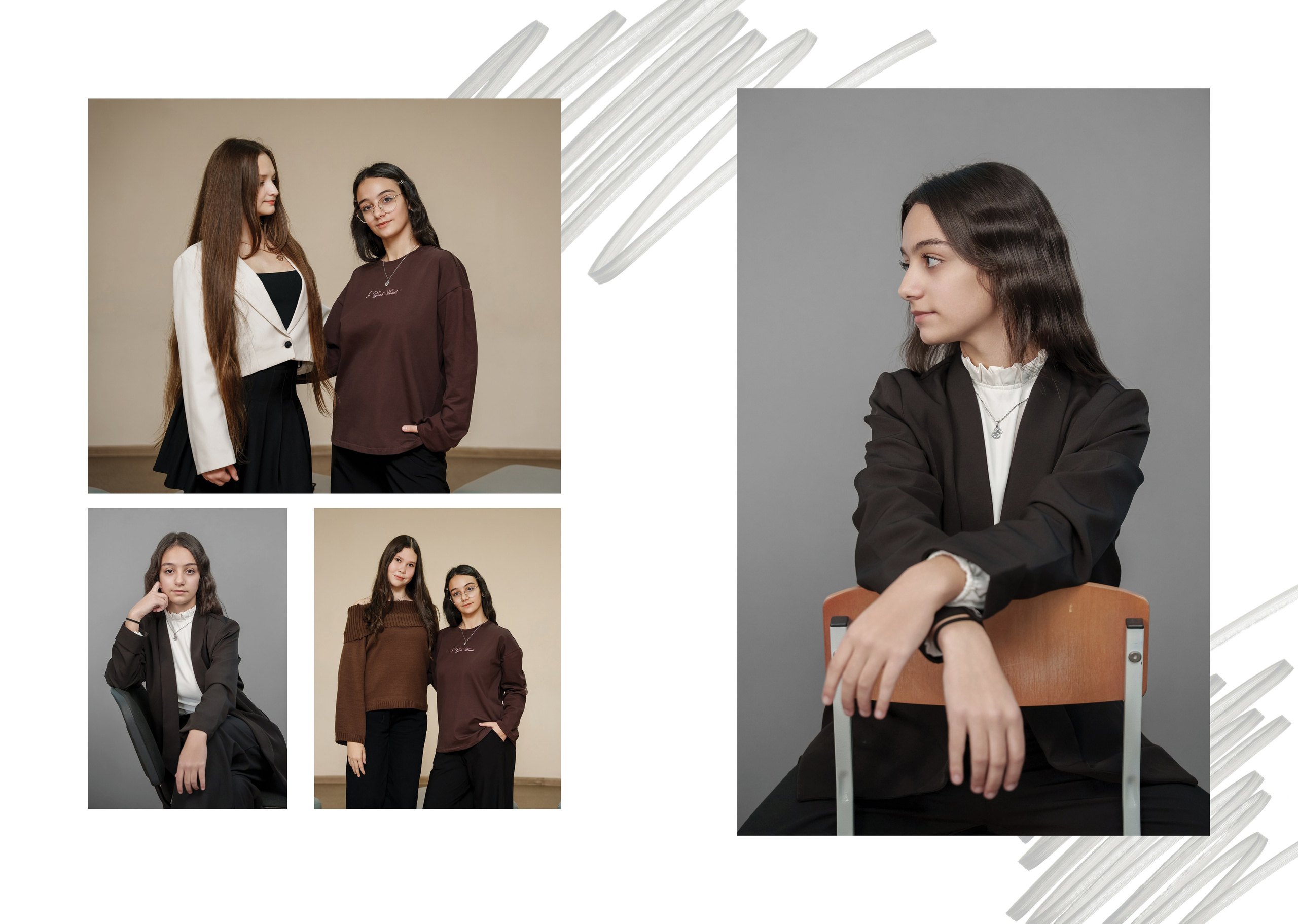 Классика 3 / в дизайне «Модерн». ВЫПУСКНЫЕ АЛЬБОМЫ, Школьный фотограф, семейный и свадебный в Саратове и области Ольга Плаксина