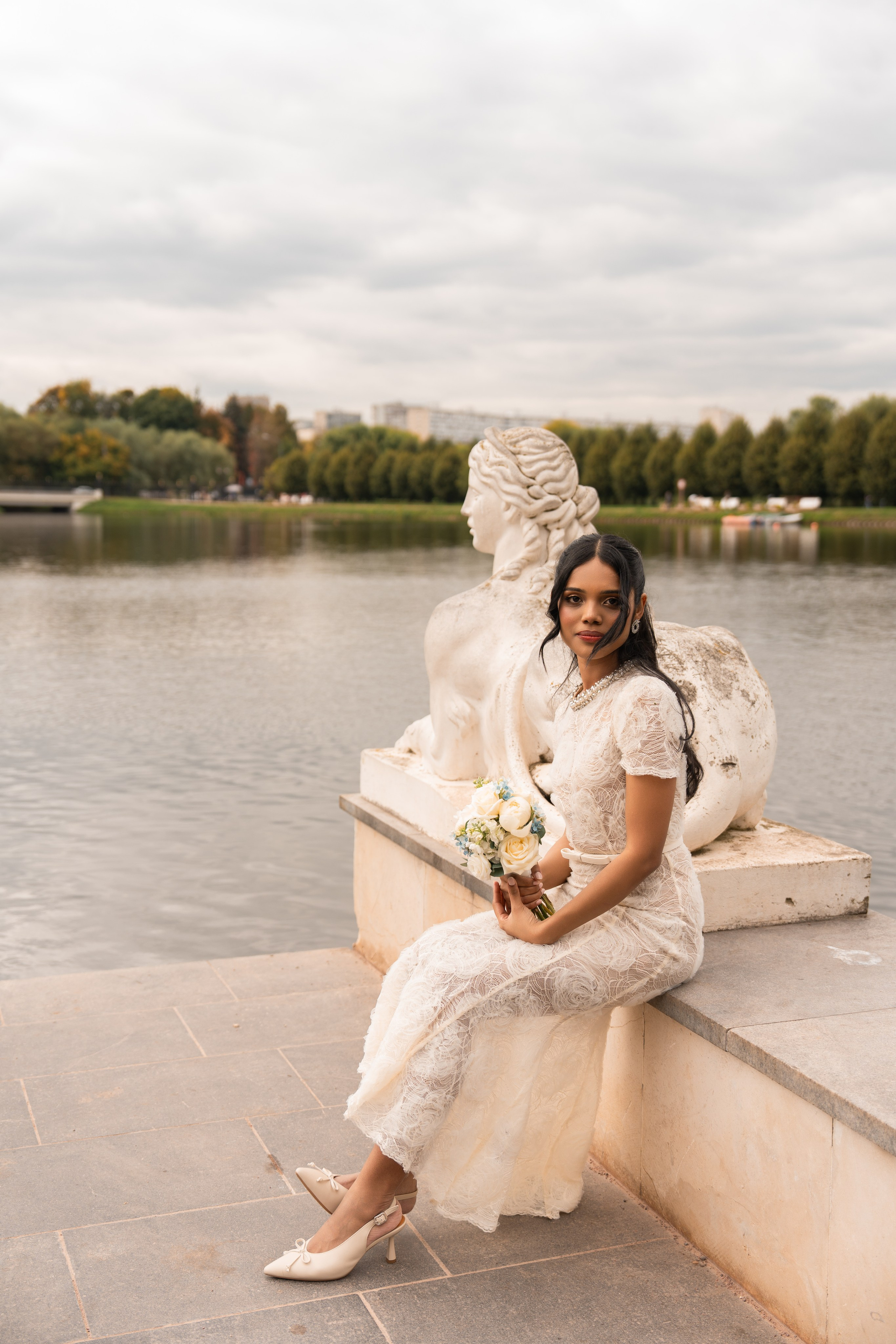 Максим и Харша, Царицыно. Свадебный фотограф в Москве Анна Полушина
