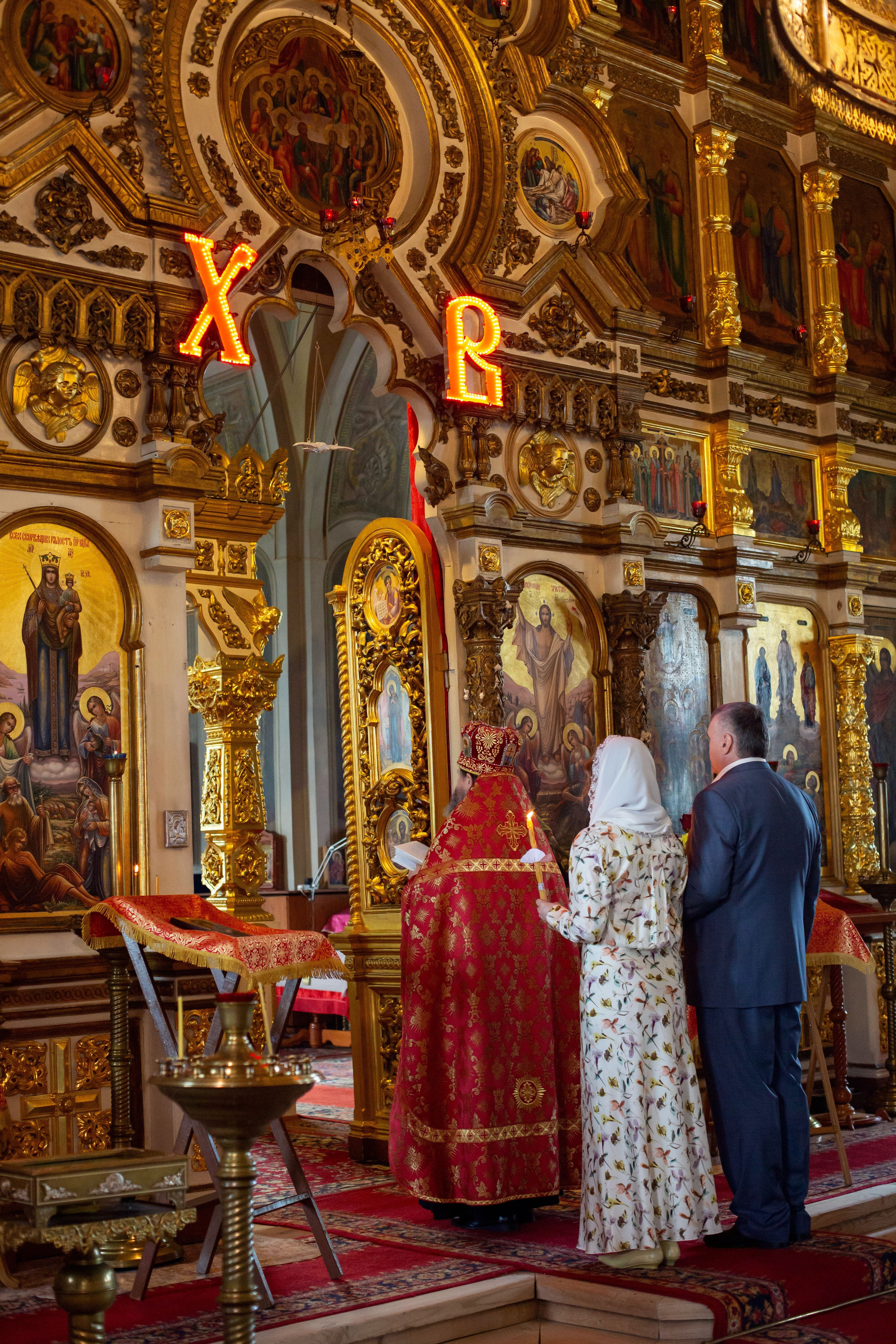 Венчание Сергей и Анна Воскресенский храм. Семейный и детский фотограф Анна Петракова