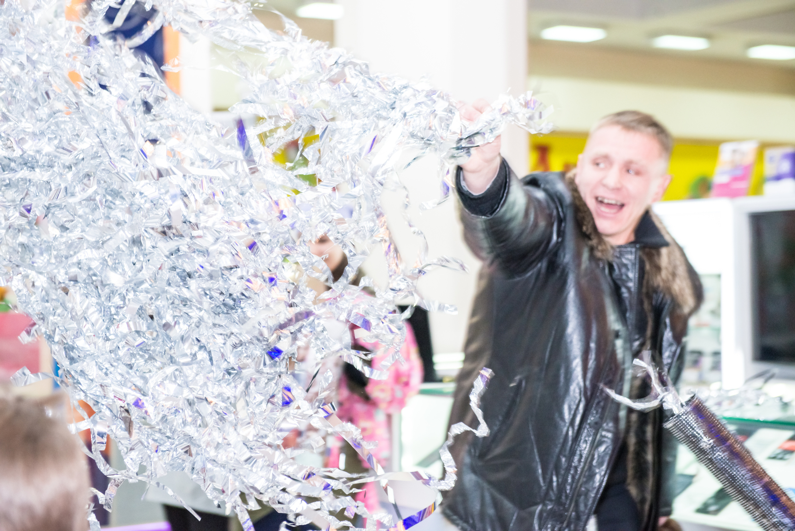 Детский новогодний интерактив в ТЦ Цветной Парк. Ольга Ли свадебный семейный фотограф Иркутск