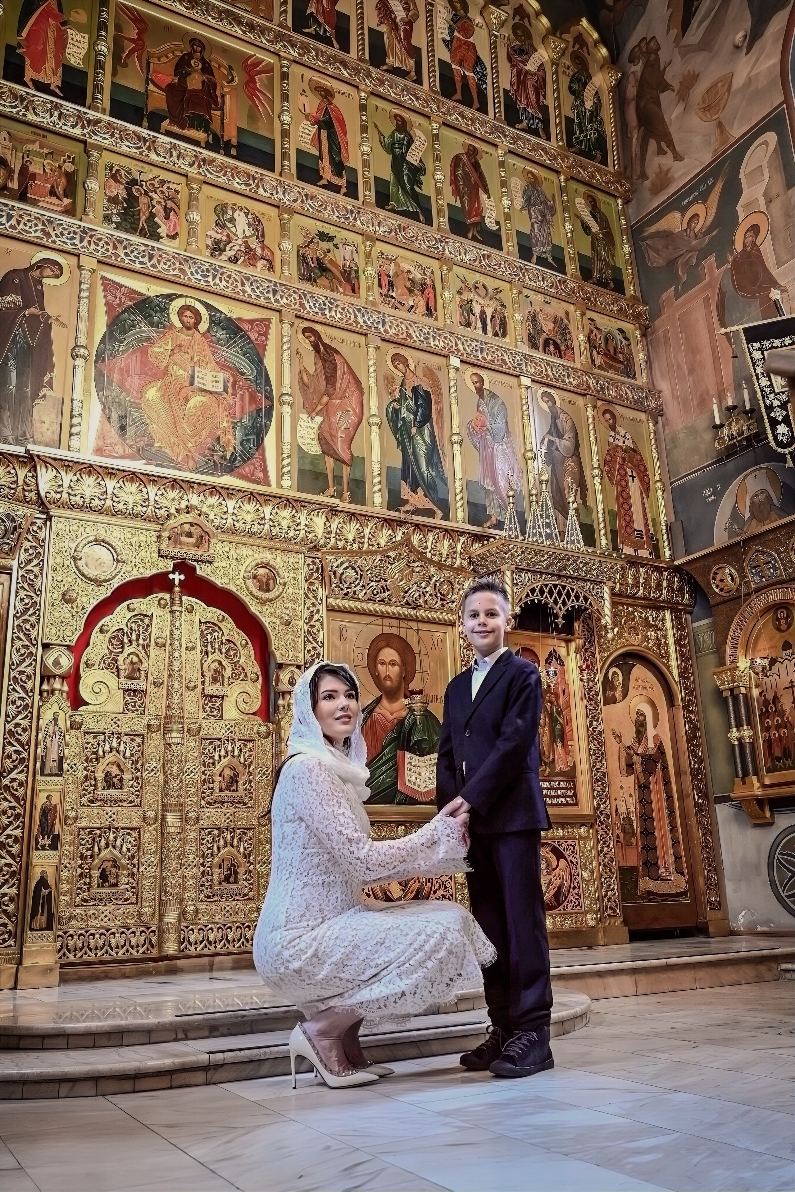 Крещение Арбат мама Ксения. Семейный и детский фотограф Москва