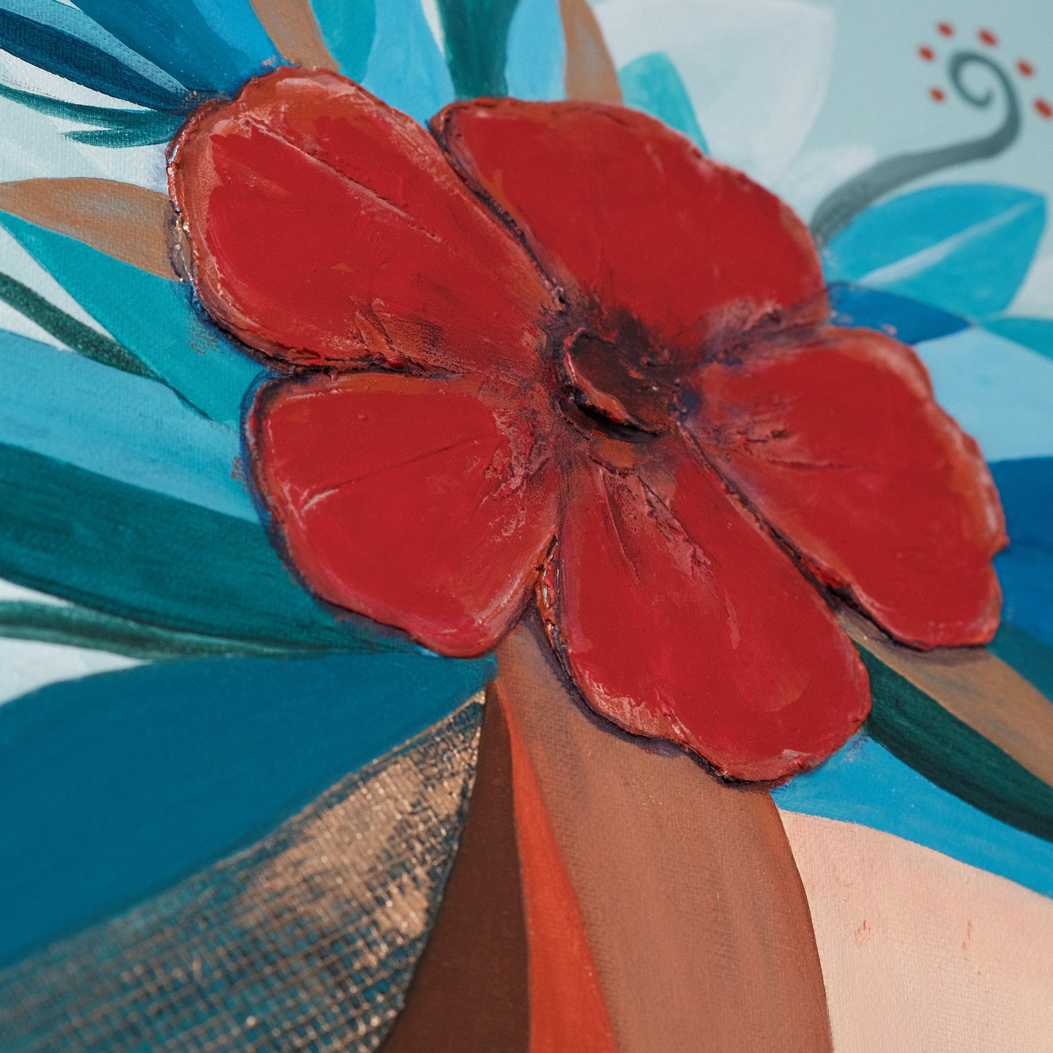 КРАСНЫЙ КАПРИЗ. Художник Анастасия Кисткина, Петербург