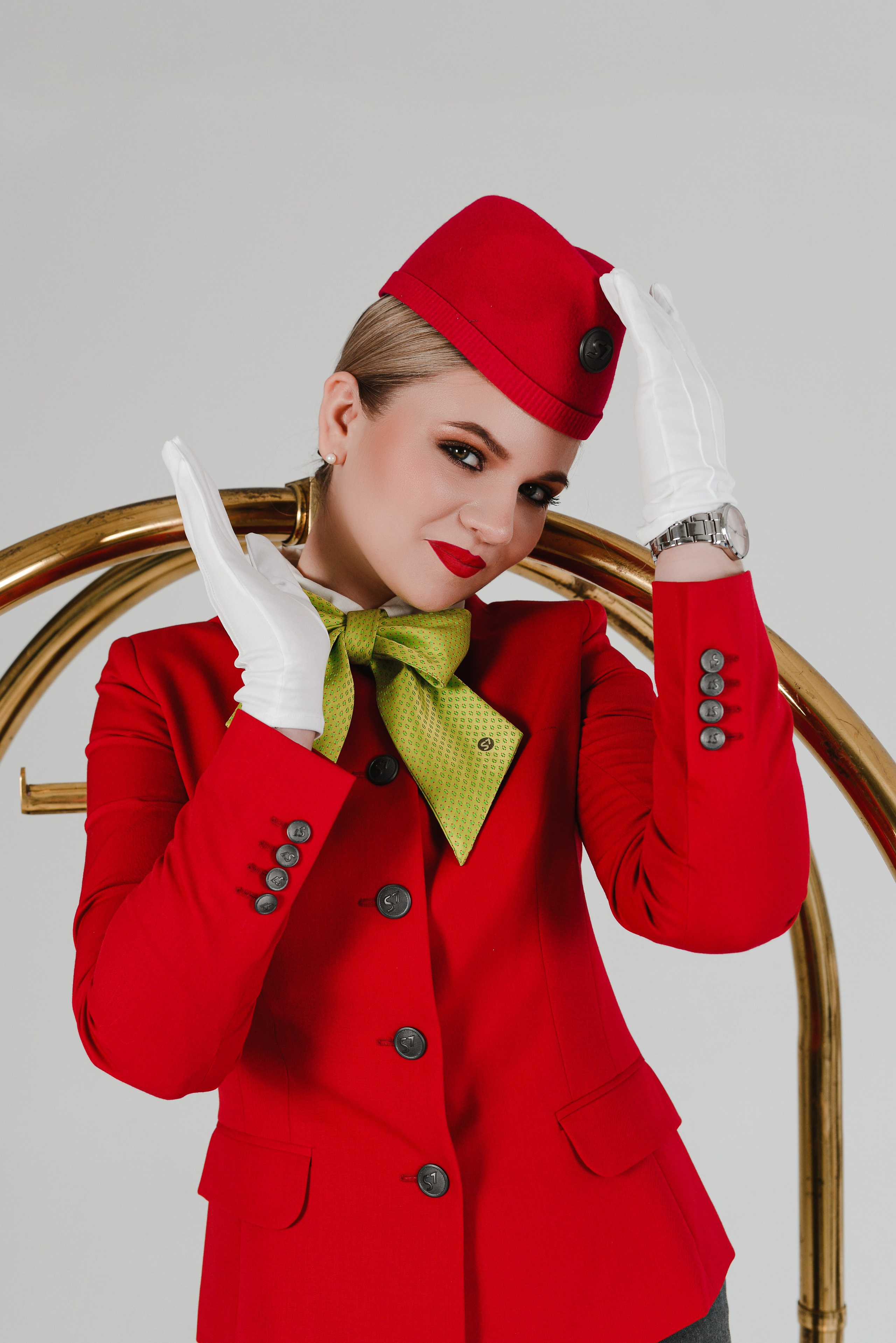 Стюардесса по имени Полина. Фотограф Ярута Оксана / Ростов-на-Дону