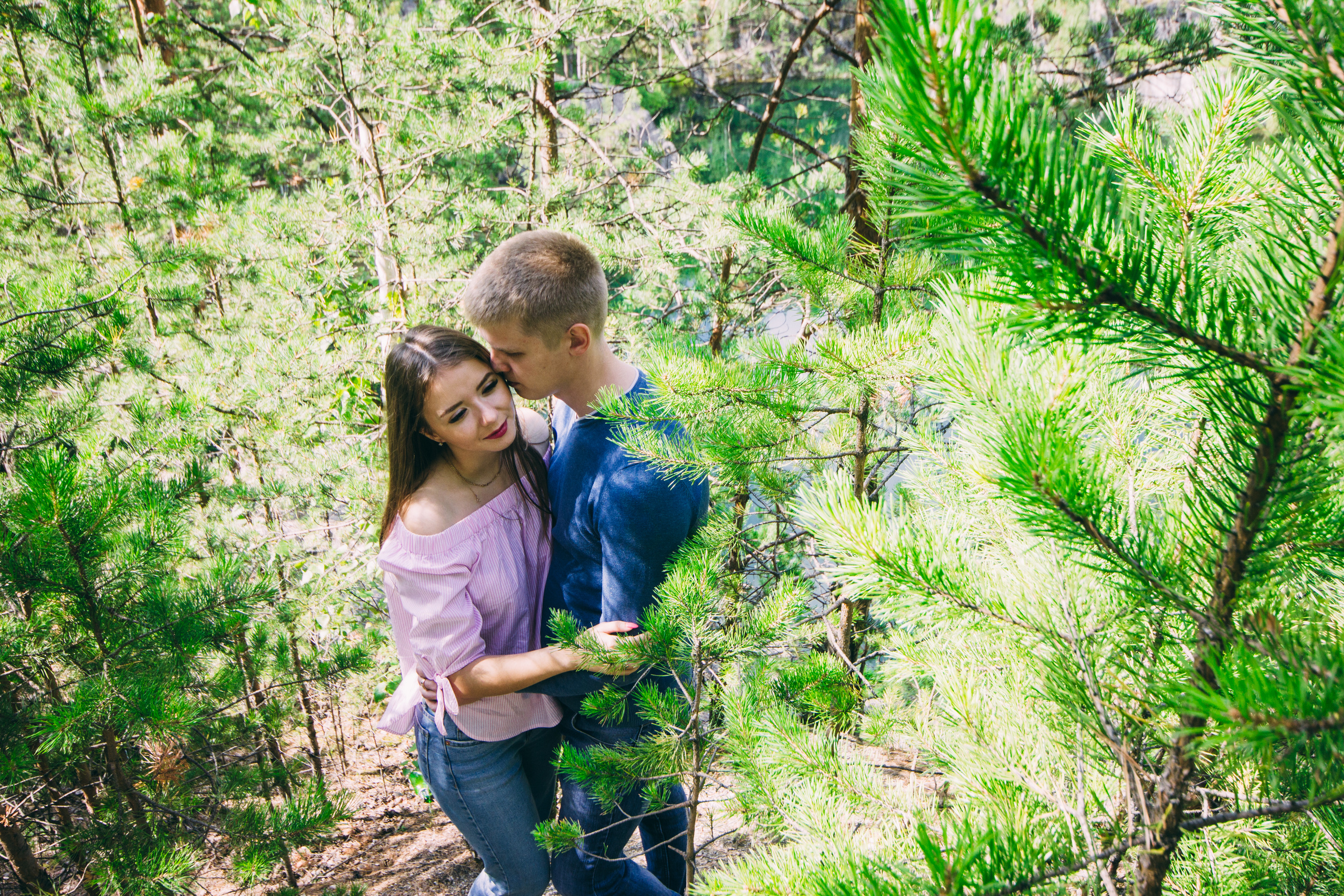 Тальковое озеро. Свадебный фотограф в Екатеринбурге Полевской Соликамск