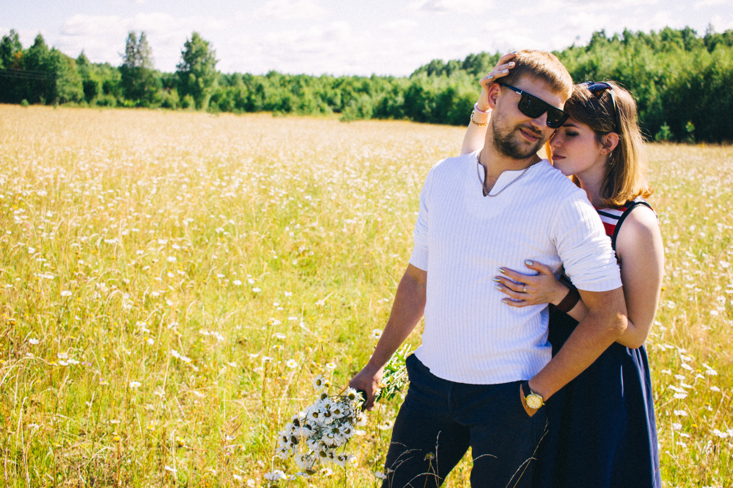 Ромашки. Свадебный фотограф в Екатеринбурге Полевской Соликамск