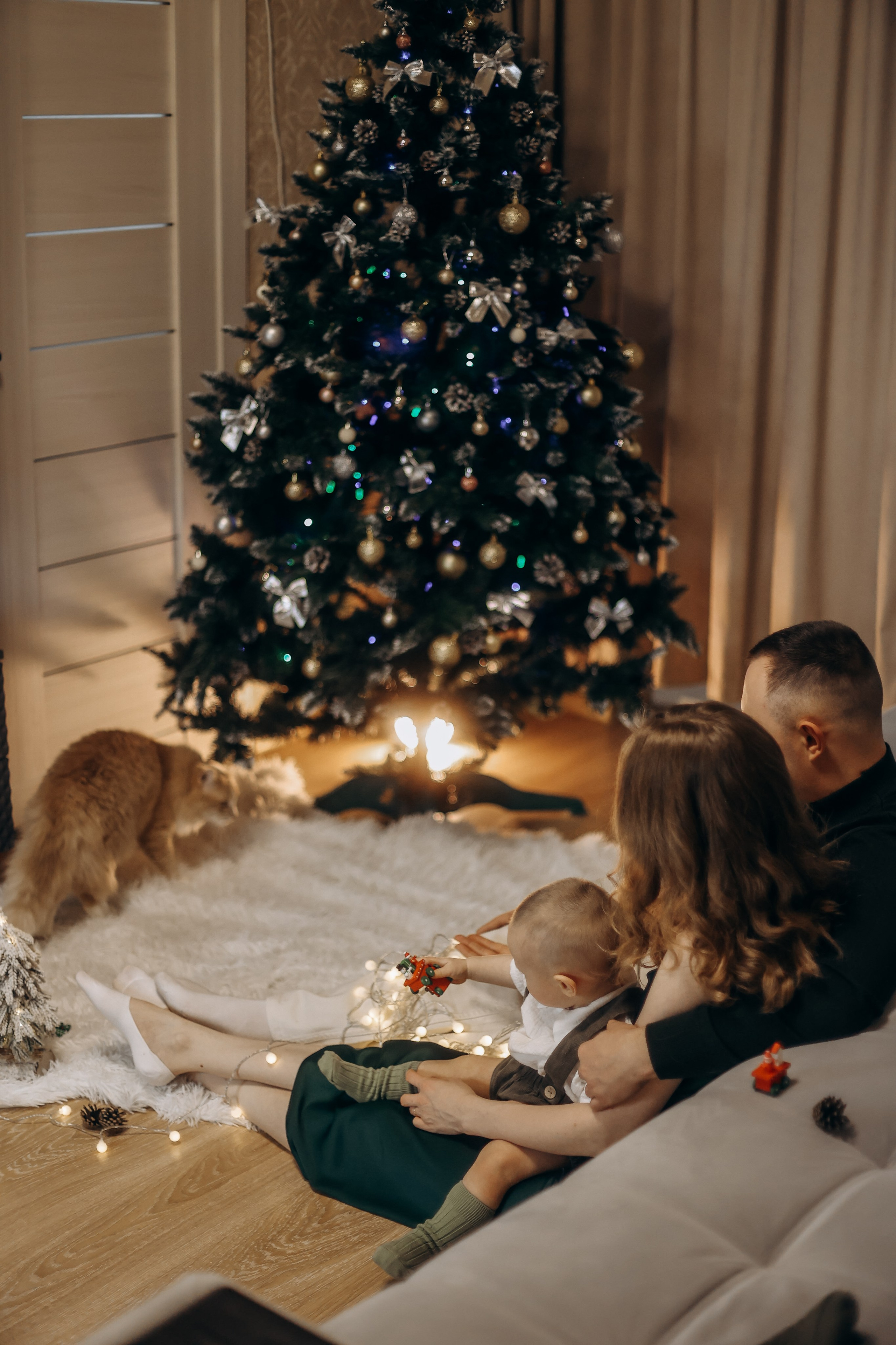 Первая Елка 🎄 для маленького Леши. Детский и Семейный фотограф Елена Карпушина
