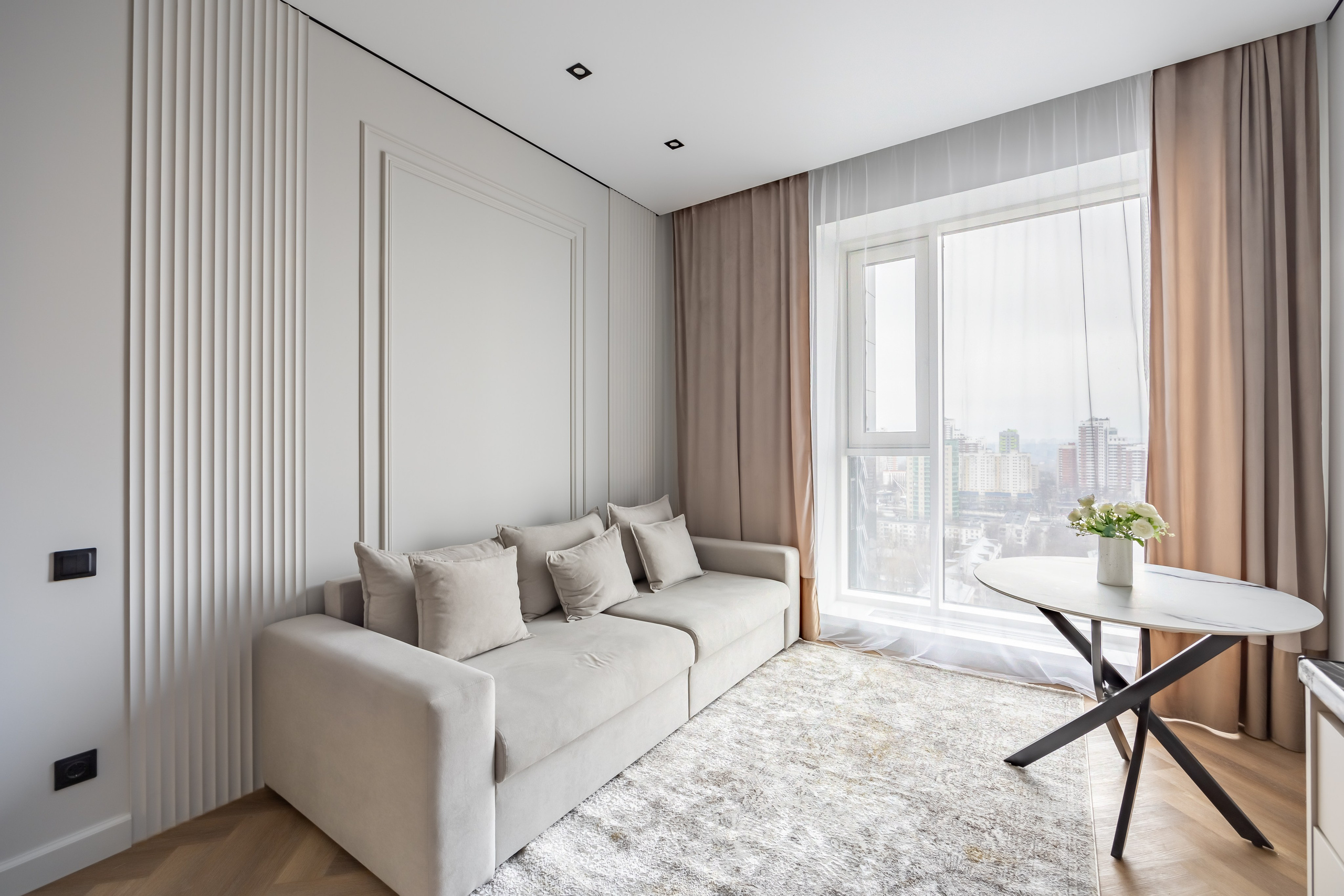 Съемка квартиры для продажи в ЖК «Crystal». Интерьерный фотограф в Москве Сергей Чекмезов